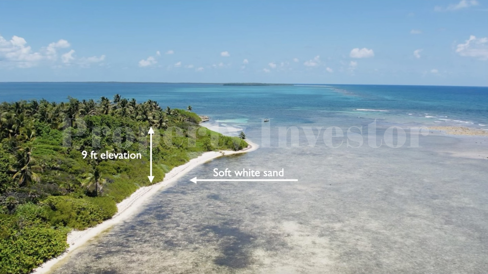 Caye Bokel — 33 Acre Private Virgin Island Parcel for Sale in Belize