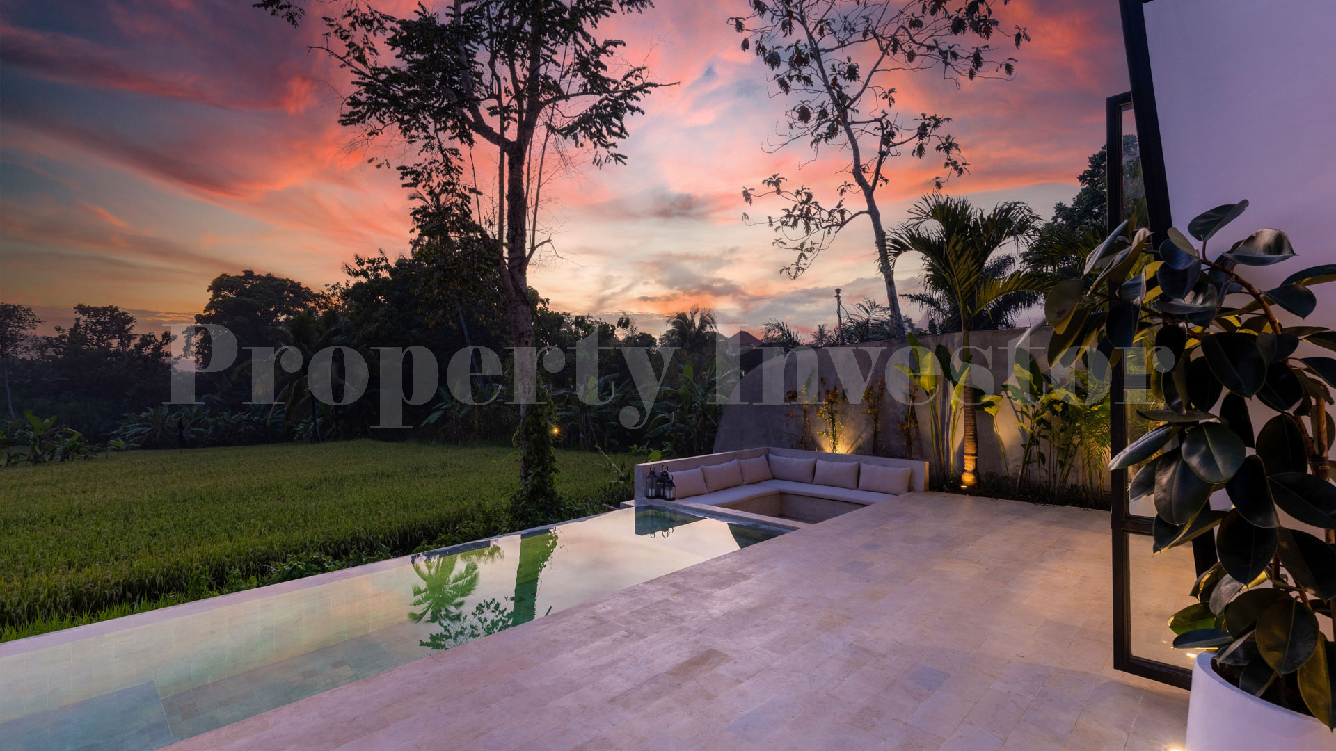 Chic 1-3 Bedroom Designer Loft Villas with Beautiful Rice Paddy Views for Sale Near Canggu, Bali