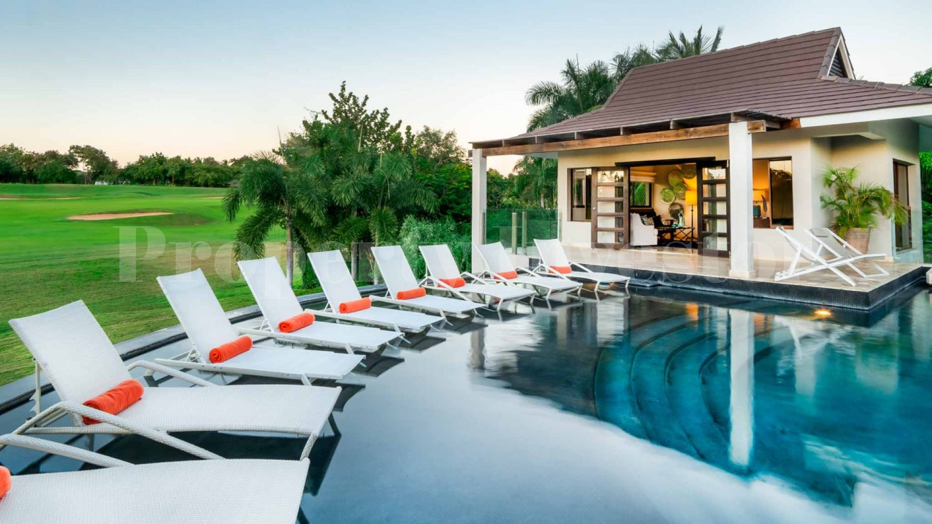 Extravagant 6 Bedroom Luxury Designer Golf Villa for Sale in La Romana, Dominican Republic