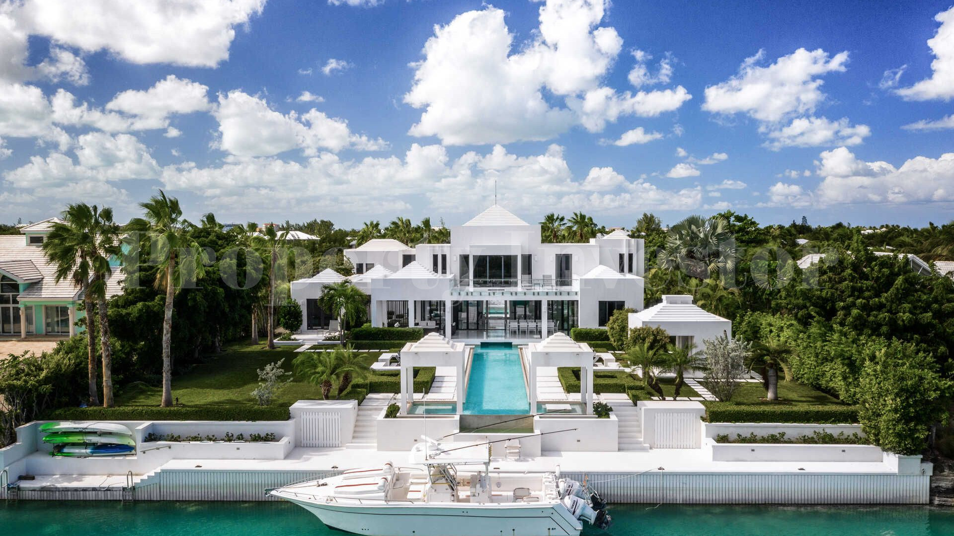 Dazzling 5 Bedroom Luxury Villa with Private Boat Dock in Leeward, Turks & Caicos