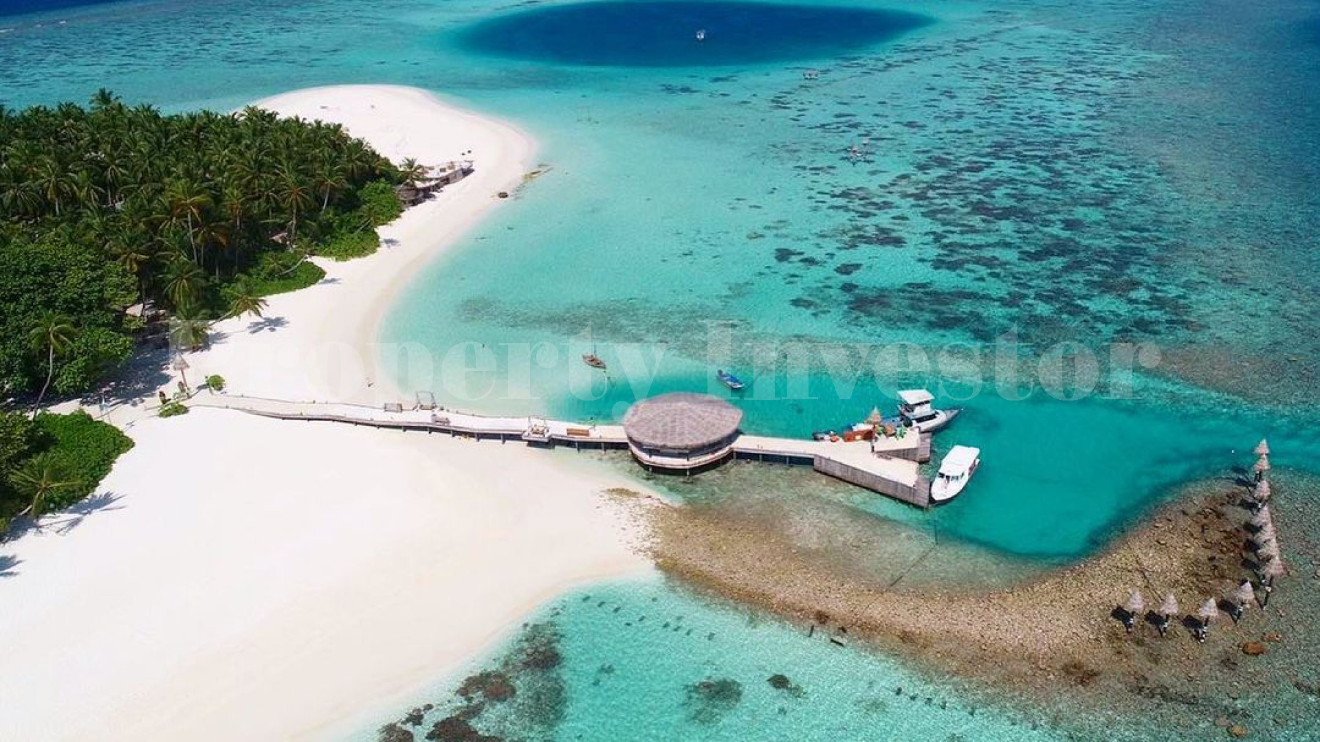 Exclusive 32 Room Island Eco Resort with 89 Room Overwater Bungalow Expansion Plan for Sale in the Maldives