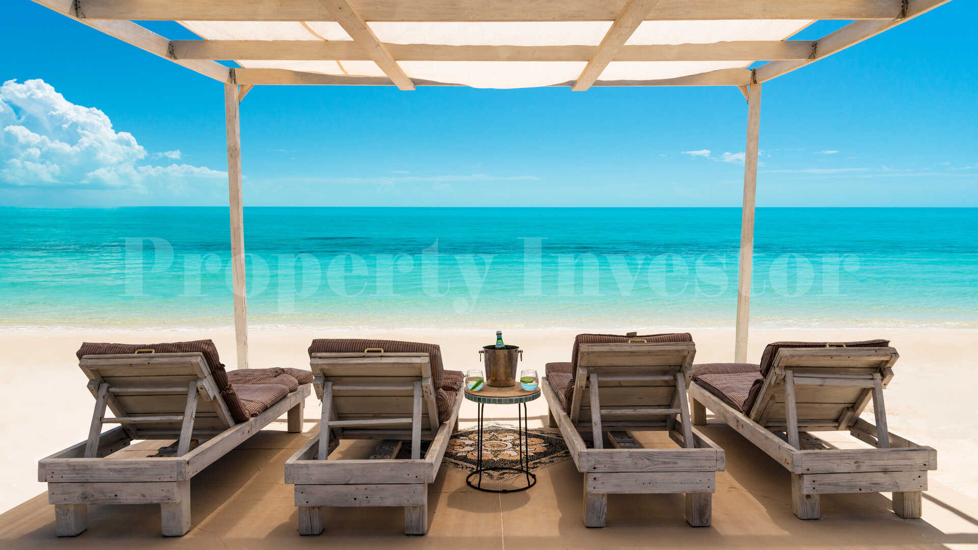 Popular 7 Bedroom Beachfront Rental Villa on Long Beach, Turks & Caicos