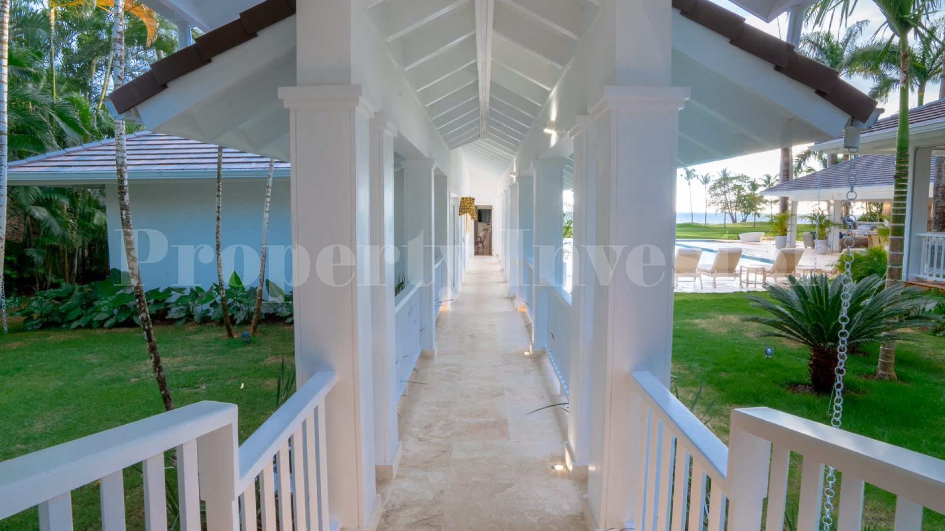 Modern Colonial 7 Bedroom Luxury Villa with Fabulous Golf & Ocean Views for Sale in La Romana, Dominican Republic