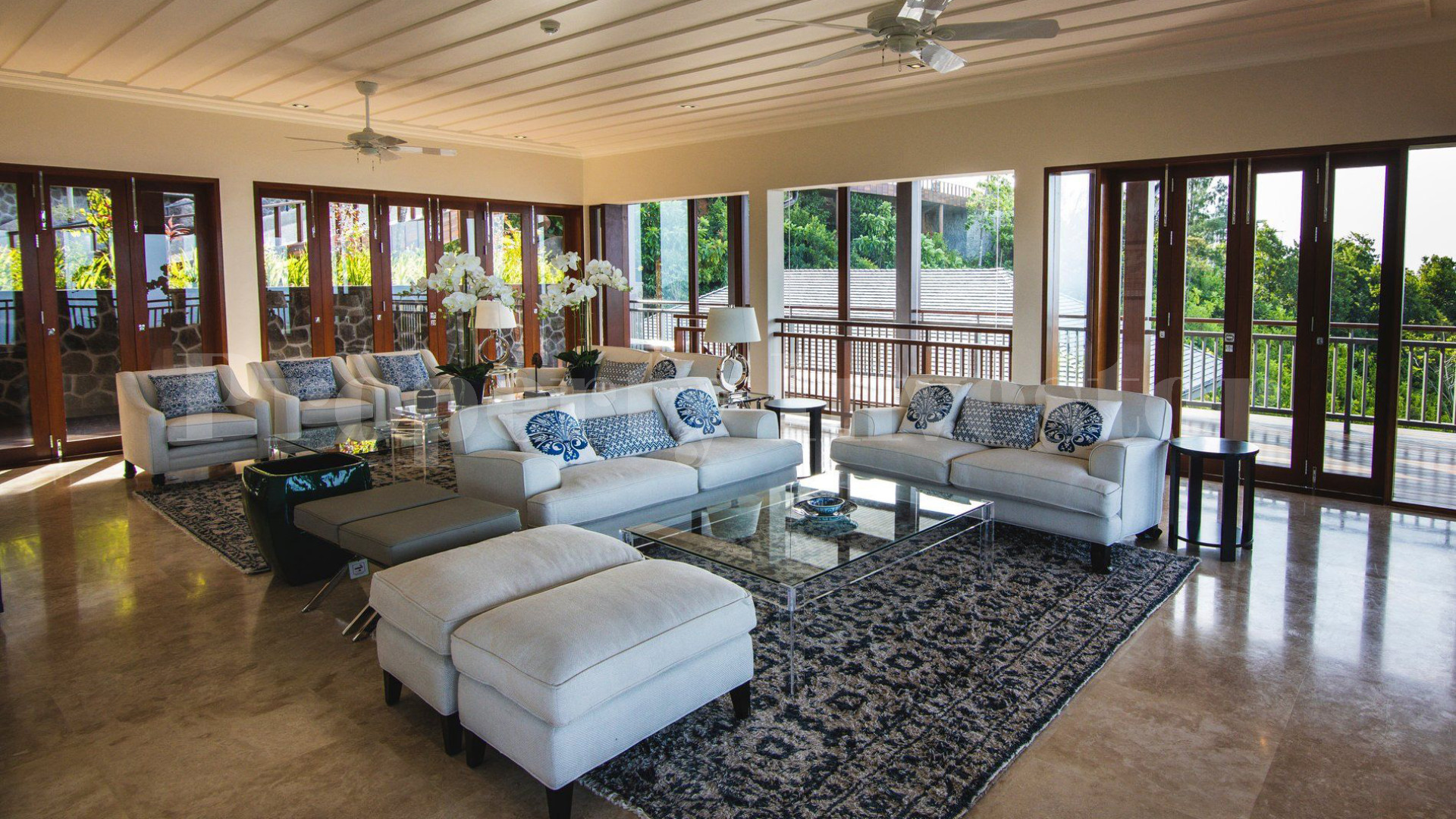 Stunning 6 Bedroom Contemporary Luxury Tropical Hilltop Villa with Breathtaking Ocean Views for Sale in Mahé, Seychelles