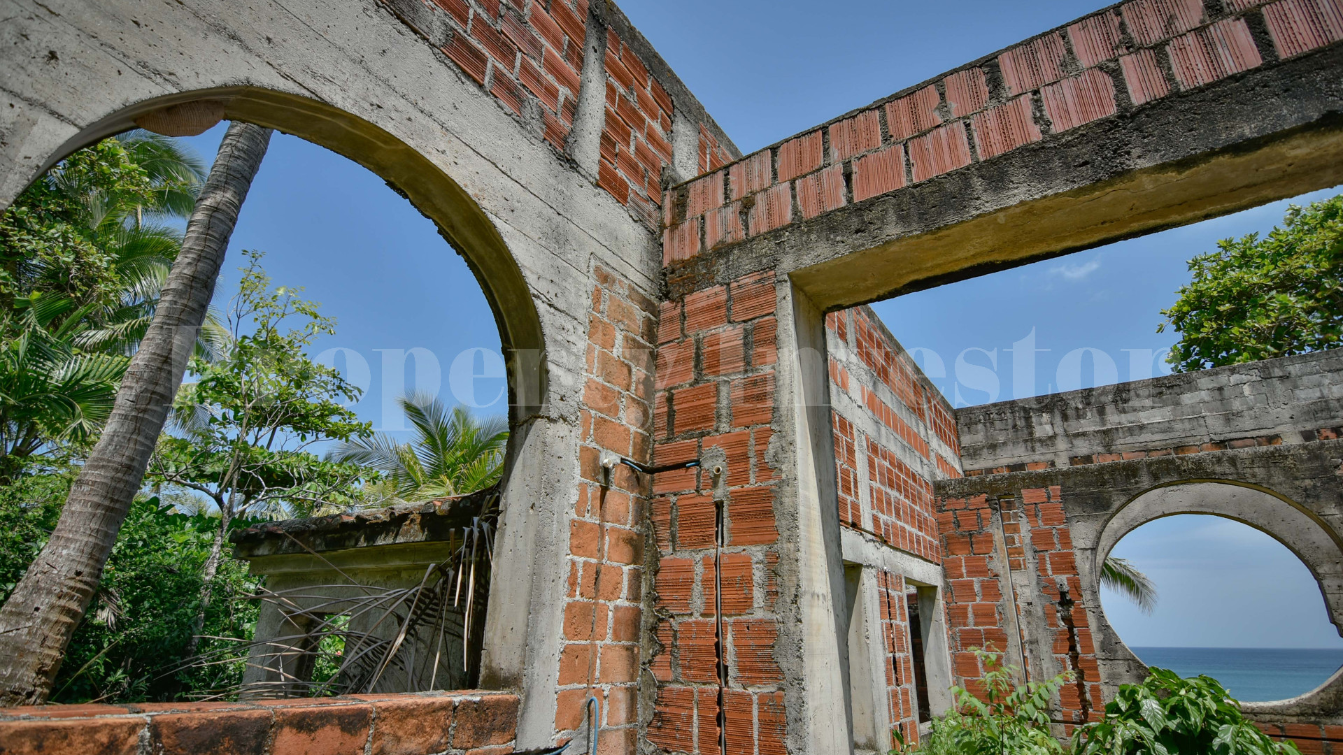 Magnificent 7 Bedroom Unfinished Beachfront Estate for Sale in Pedasi, Panama