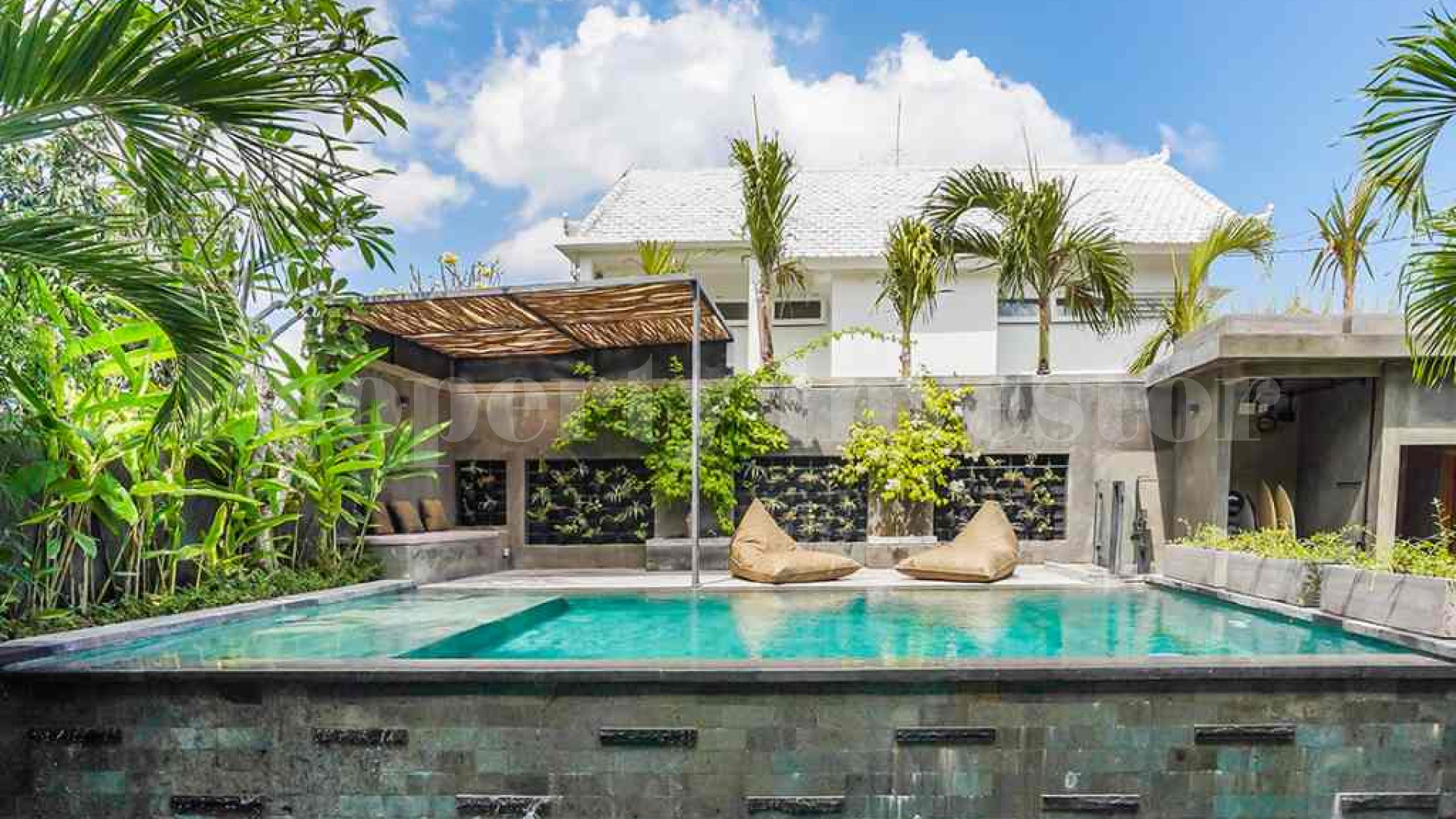 Modern 3 Bedroom Concrete Industrial Style Villa for Sale in Umalas, Bali