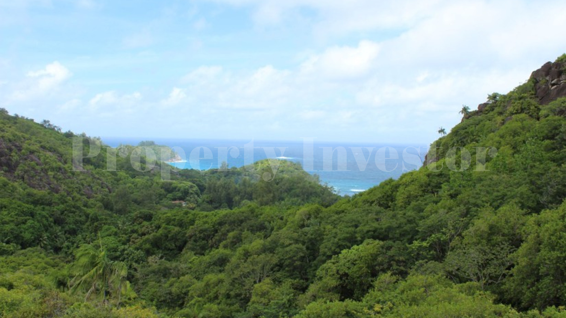 Private 3,862 m² Lot with Spectacular Sea Views for Sale on La Digue Island, Seychelles