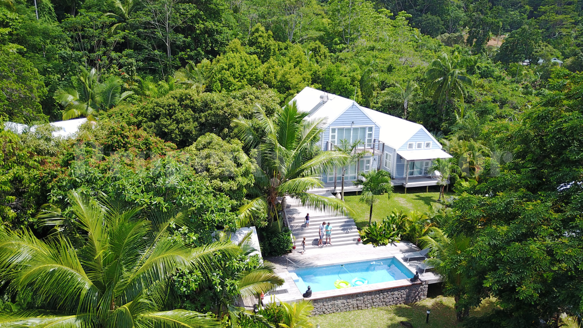 Lush 6 Bedroom Sea View Property Set on Landscaped Tropical Gardens in Mahé, Seychelles