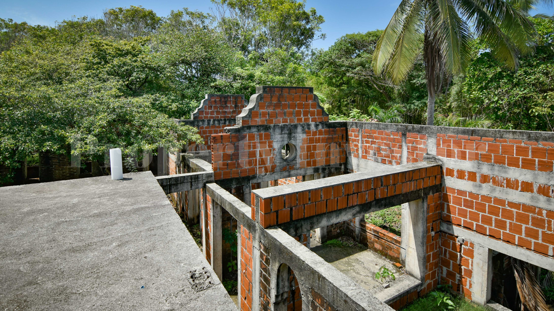 Magnificent 7 Bedroom Unfinished Beachfront Estate for Sale in Pedasi, Panama