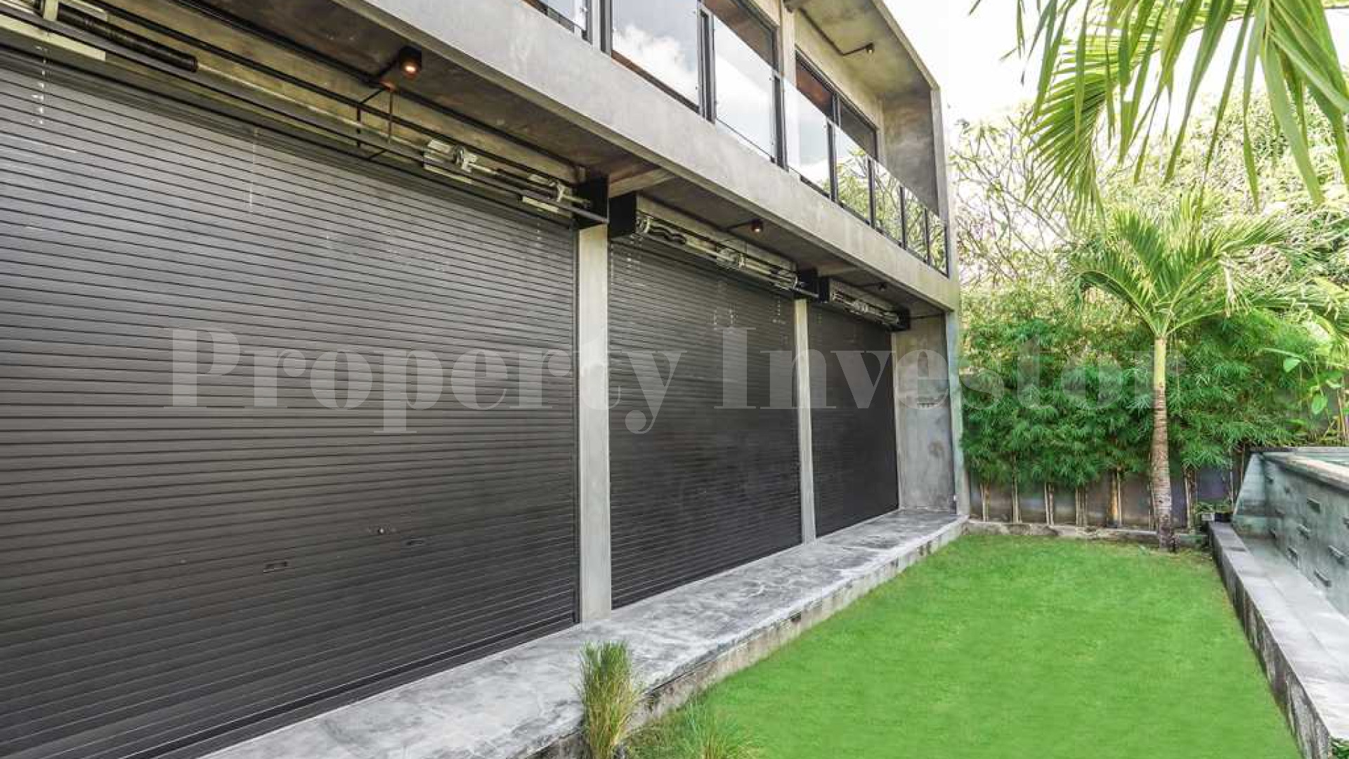 Modern 3 Bedroom Concrete Industrial Style Villa for Sale in Umalas, Bali