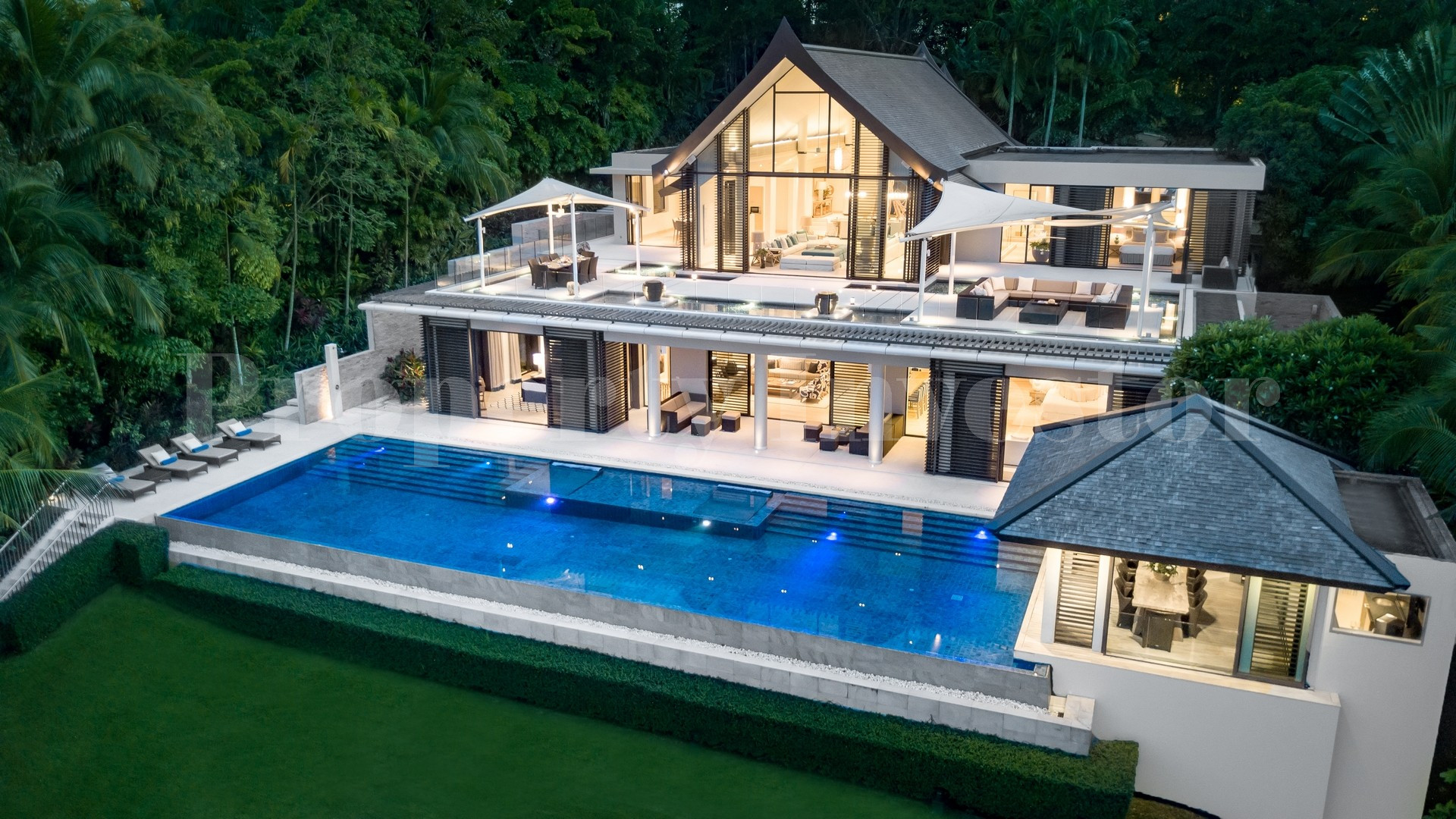 Gorgeous 5 Bedroom Private Luxury Designer Beachfront Villa for Sale in Cape Yamu, Phuket