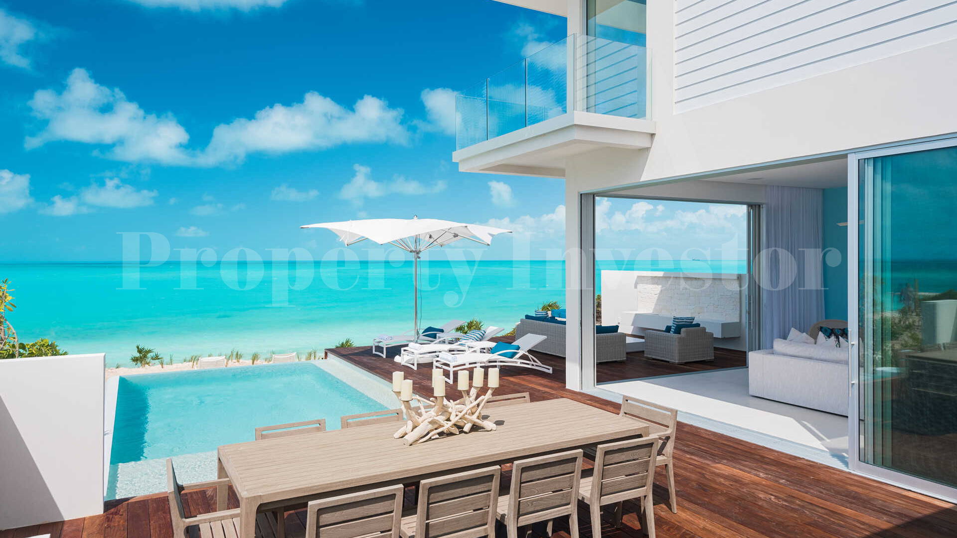 Gorgeous 15 Bedroom Private Beach Club Residence on Long Bay Beach, Turks & Caicos