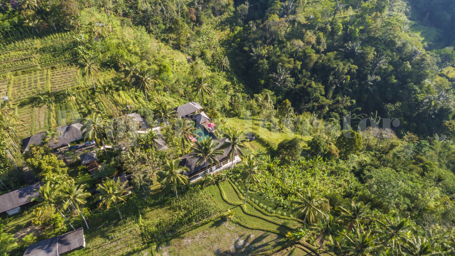 Exceptional 6 Bedroom Estate with Stunning Jungle & Valley Views for Sale in North-Ubud, Bali