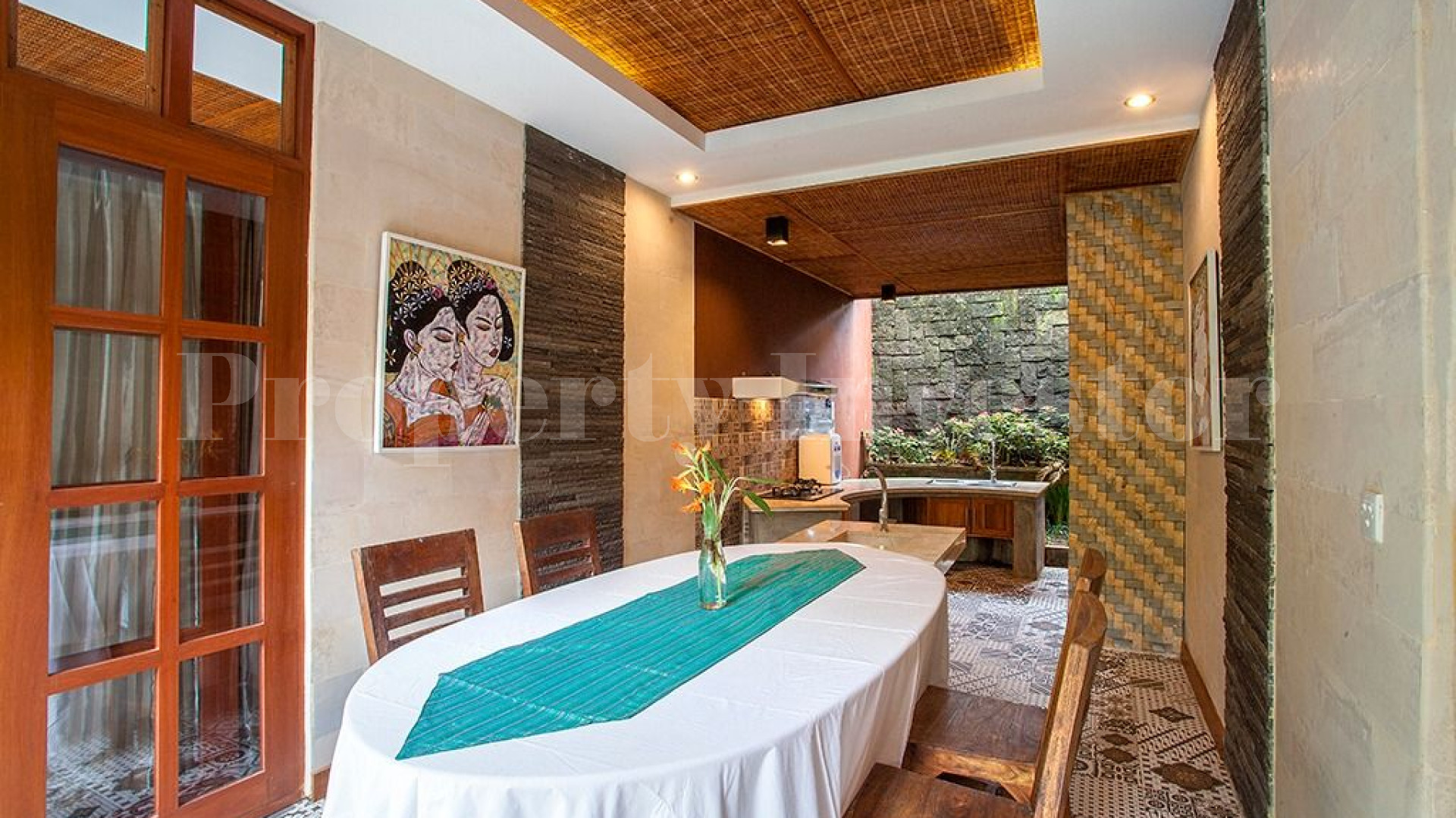 Perfectly Located 4 Villa/8 Bedroom Traditional Boutique Hotel for Sale in North Ubud, Bali