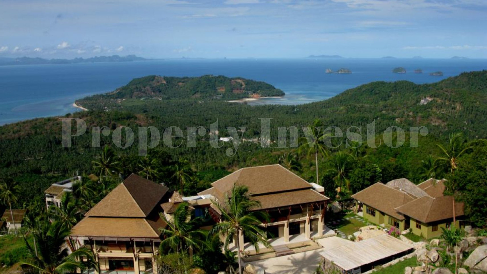 Stunning 6 Bedroom  Luxury Hillside Villa with Amazing Panoramic Views for Sale in Koh Samui, Thailand