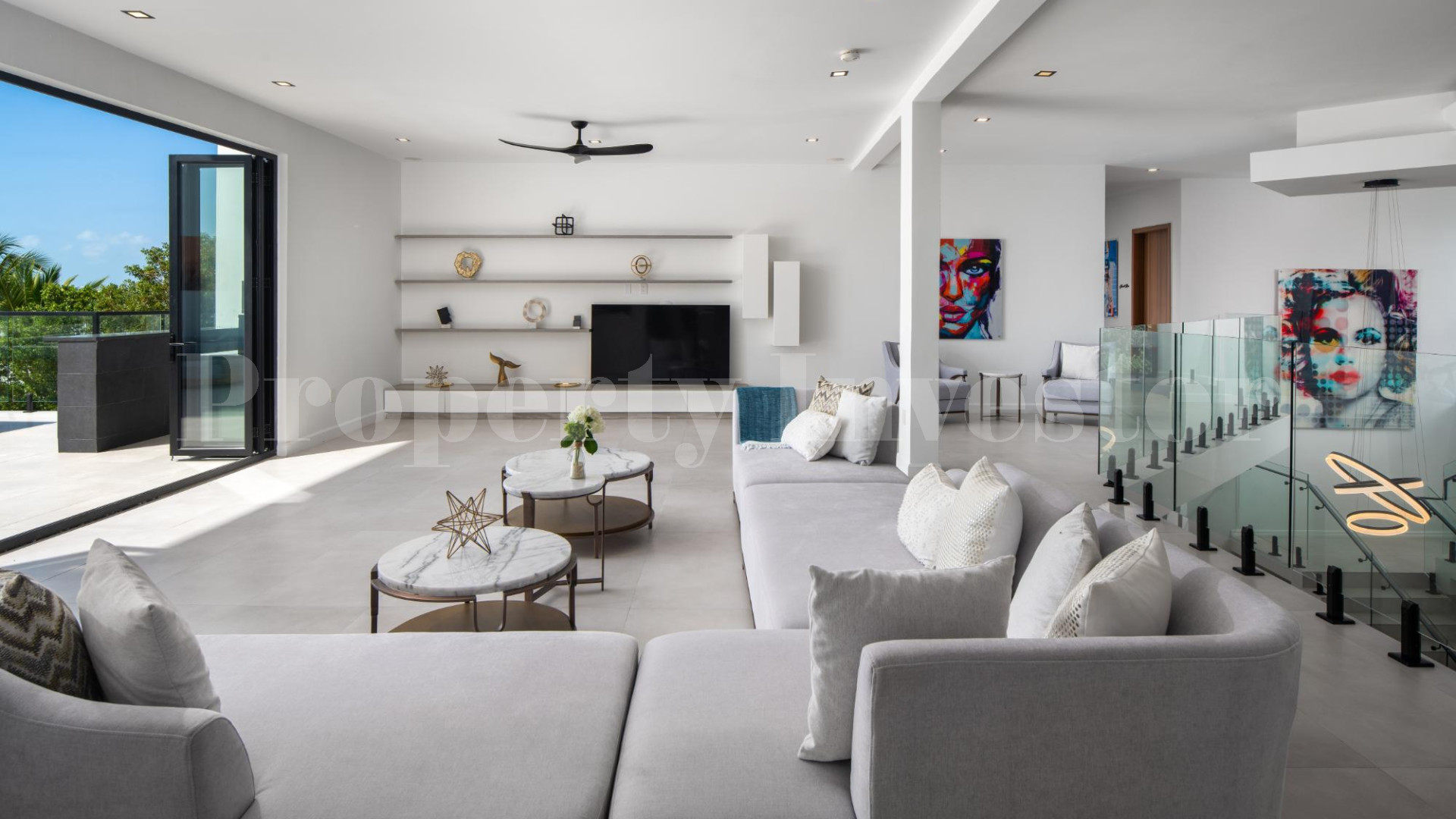 Premier 10 Bedroom Beachfront Trophy  Estate for Sale in Turtle Tail, Turks & Caicos