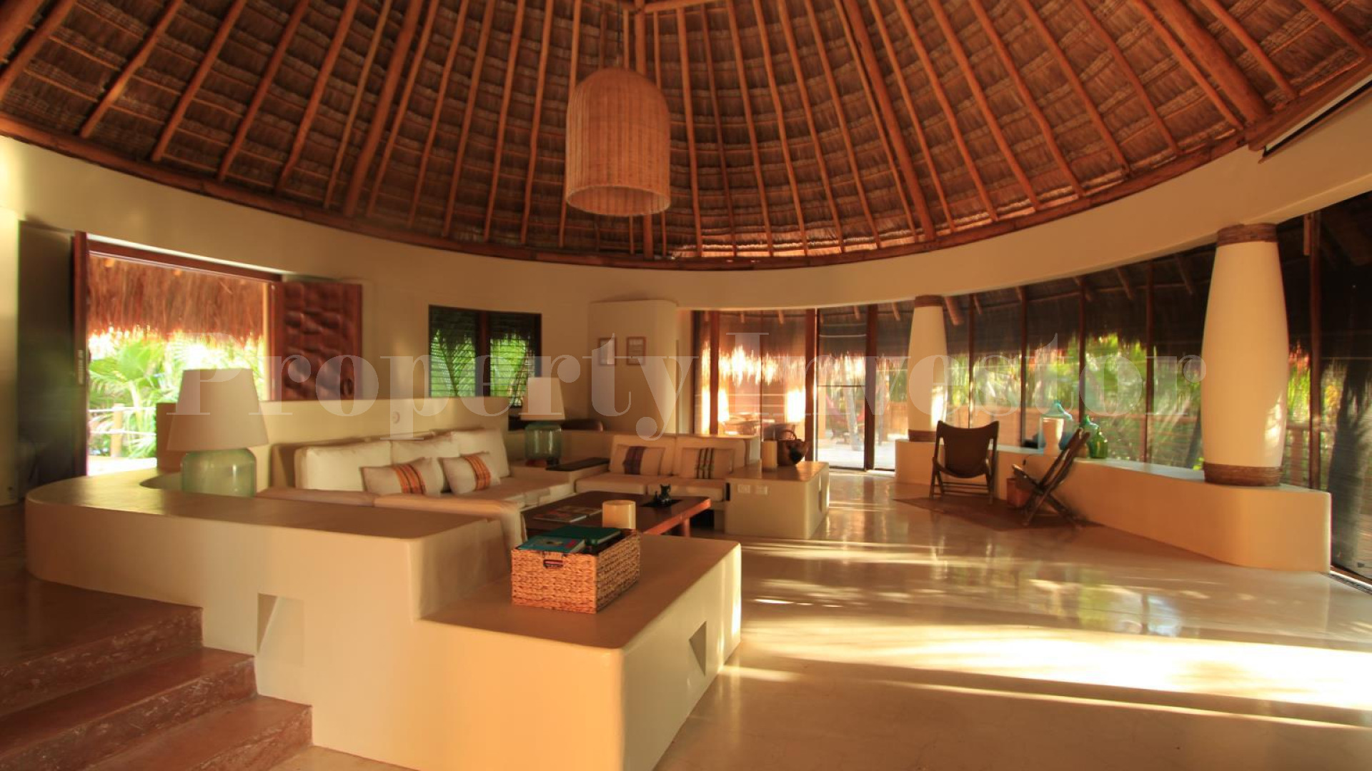 One-of-a-Kind 5 Bedroom Luxury Secluded Beachfront Eco Villa in the Sian Ka'an Biosphere Reserve, Tulum, Mexico