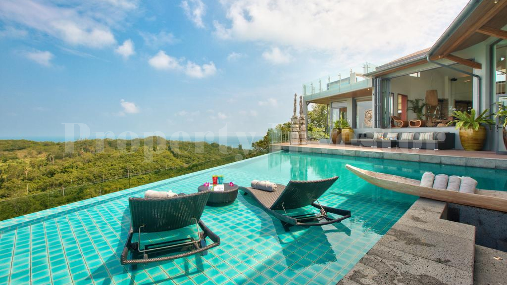 Exceptional 8 Bedroom Luxury Sea View Hillside Villa for Sale in Koh Samui, Thailand