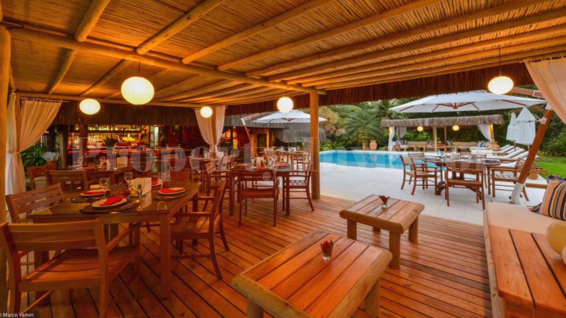 Elegant 10 Bungalow & Villa Boutique Beach Resort for Sale in Trancoso, Brazil