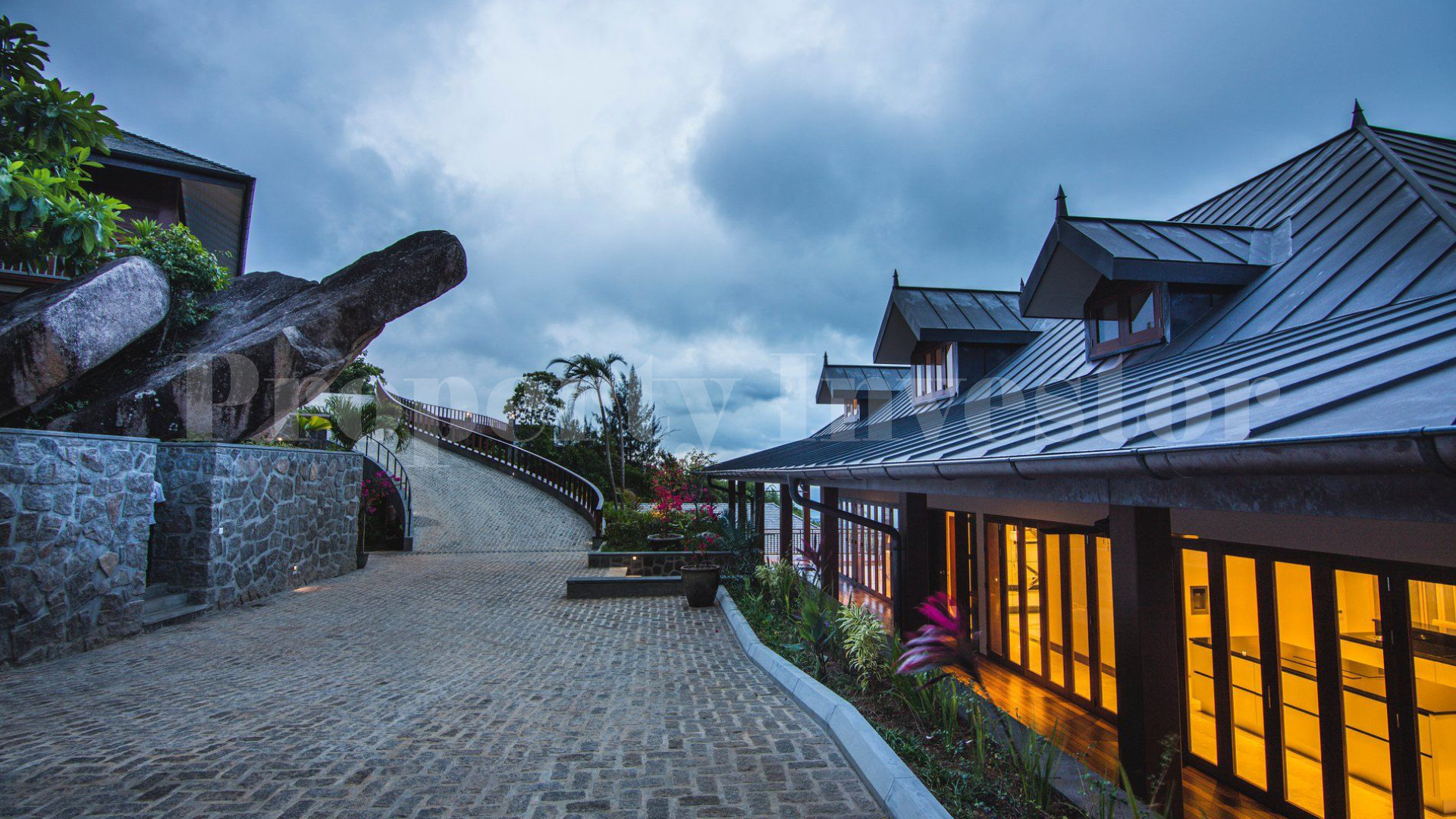 Stunning 6 Bedroom Contemporary Luxury Tropical Hilltop Villa with Breathtaking Ocean Views for Sale in Mahé, Seychelles