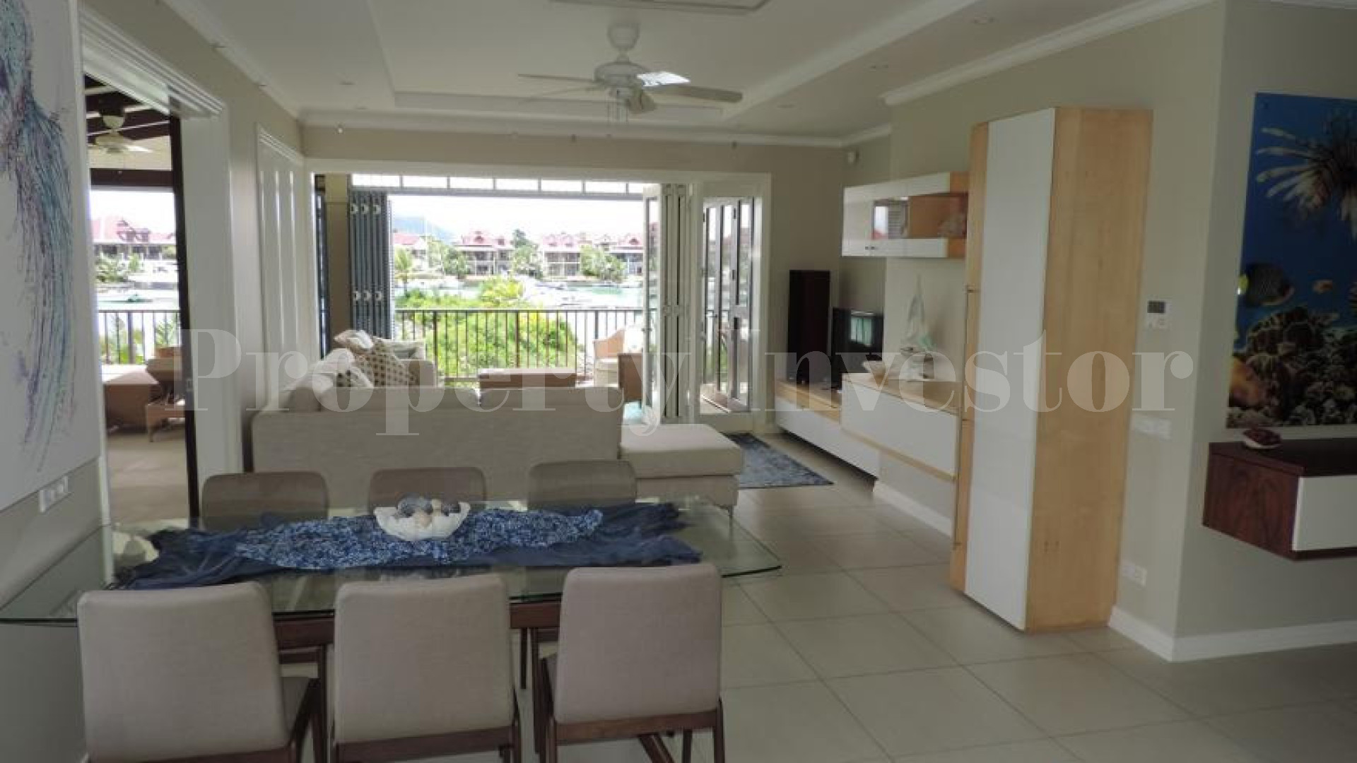 Stunning 3 Bedroom Luxury Apartment with Amazing Marina & Mountain Views for Sale on Eden Island, Seychelles