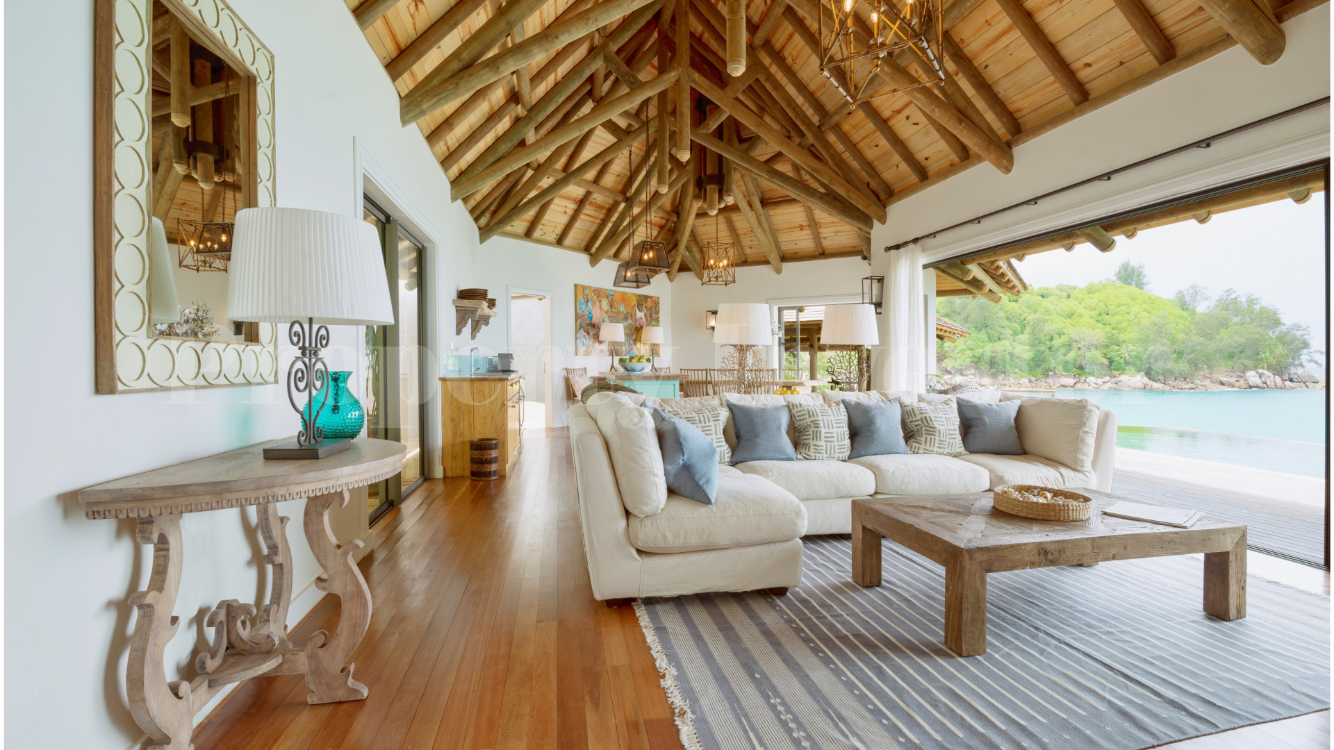 Gorgeous 3 Bedroom Luxury Seafront Villa in an Exclusive Location of Northern Mahé, Seychelles