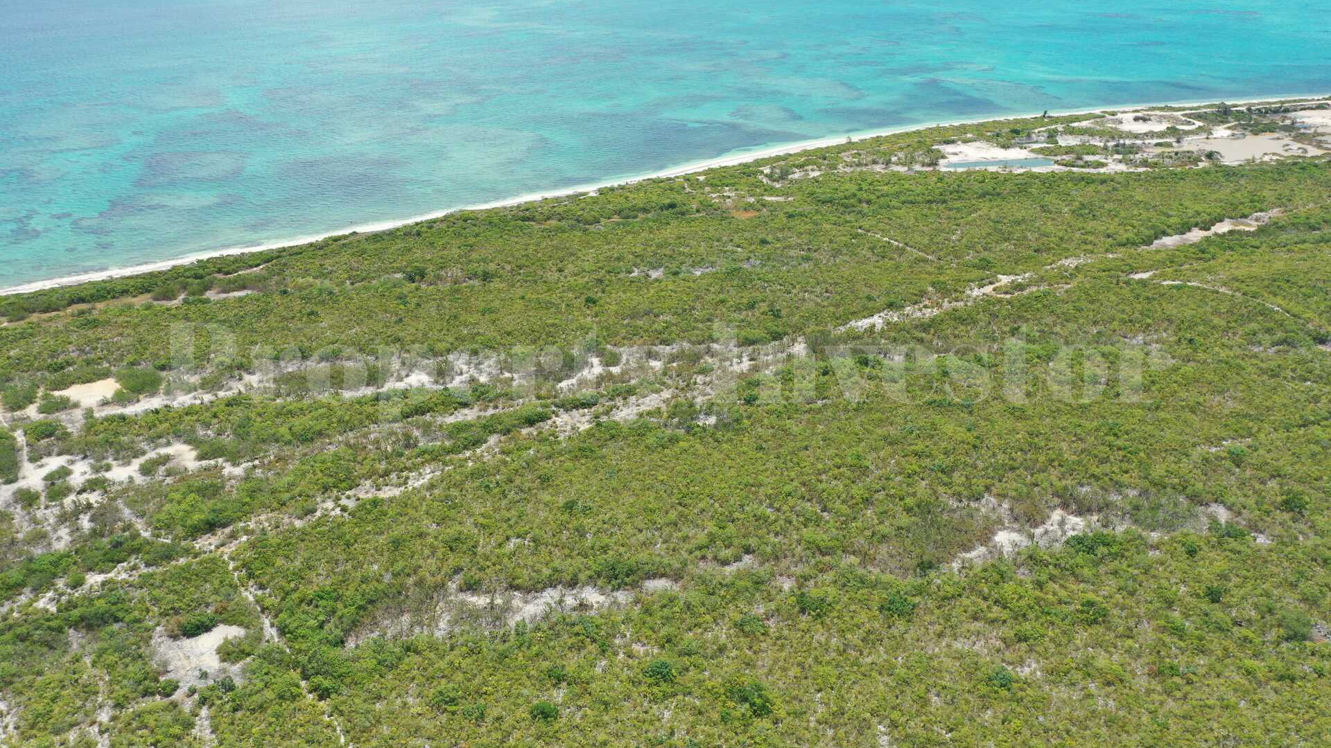 Exclusive 8 Hectare Beachfront Lot for Commercial Development in Providenciales, Turks & Caicos