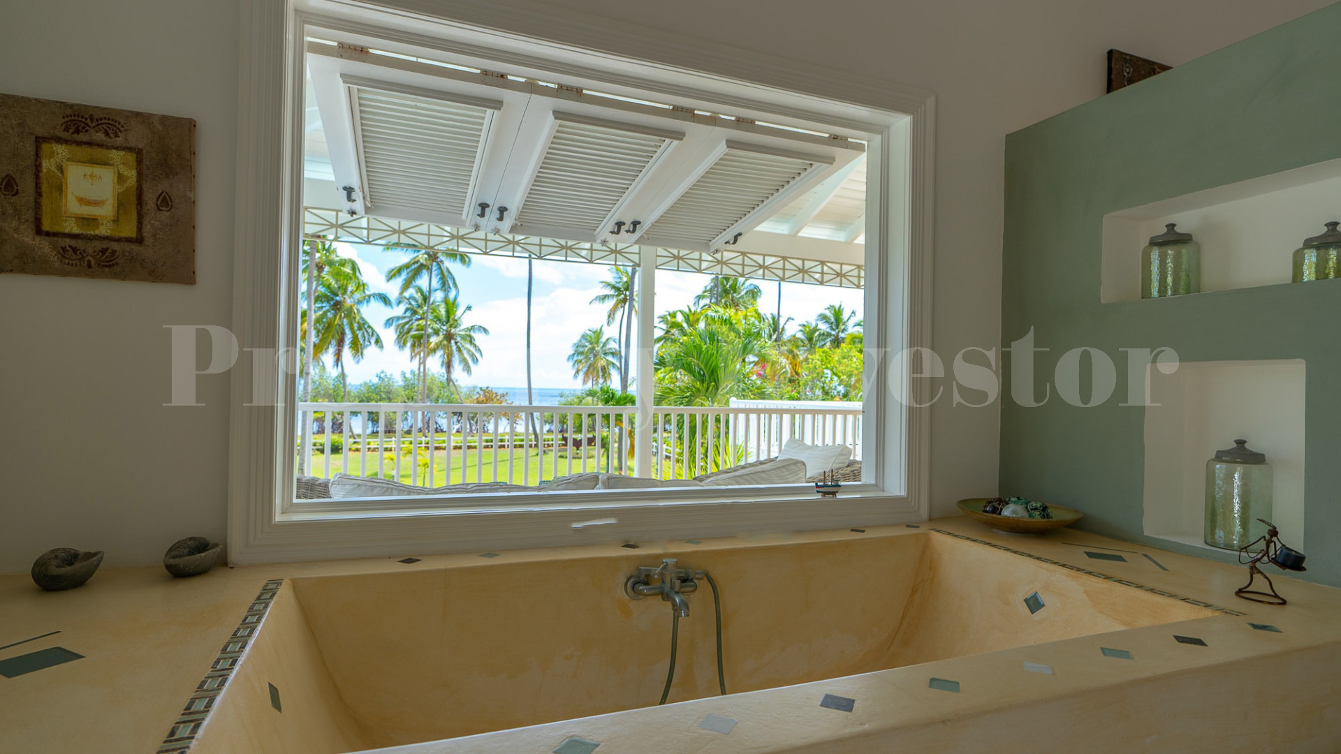 Magnificent 5 Bedroom Private Colonial Style Beachfront Villa for Sale in La Esperanza, Las Terrenas