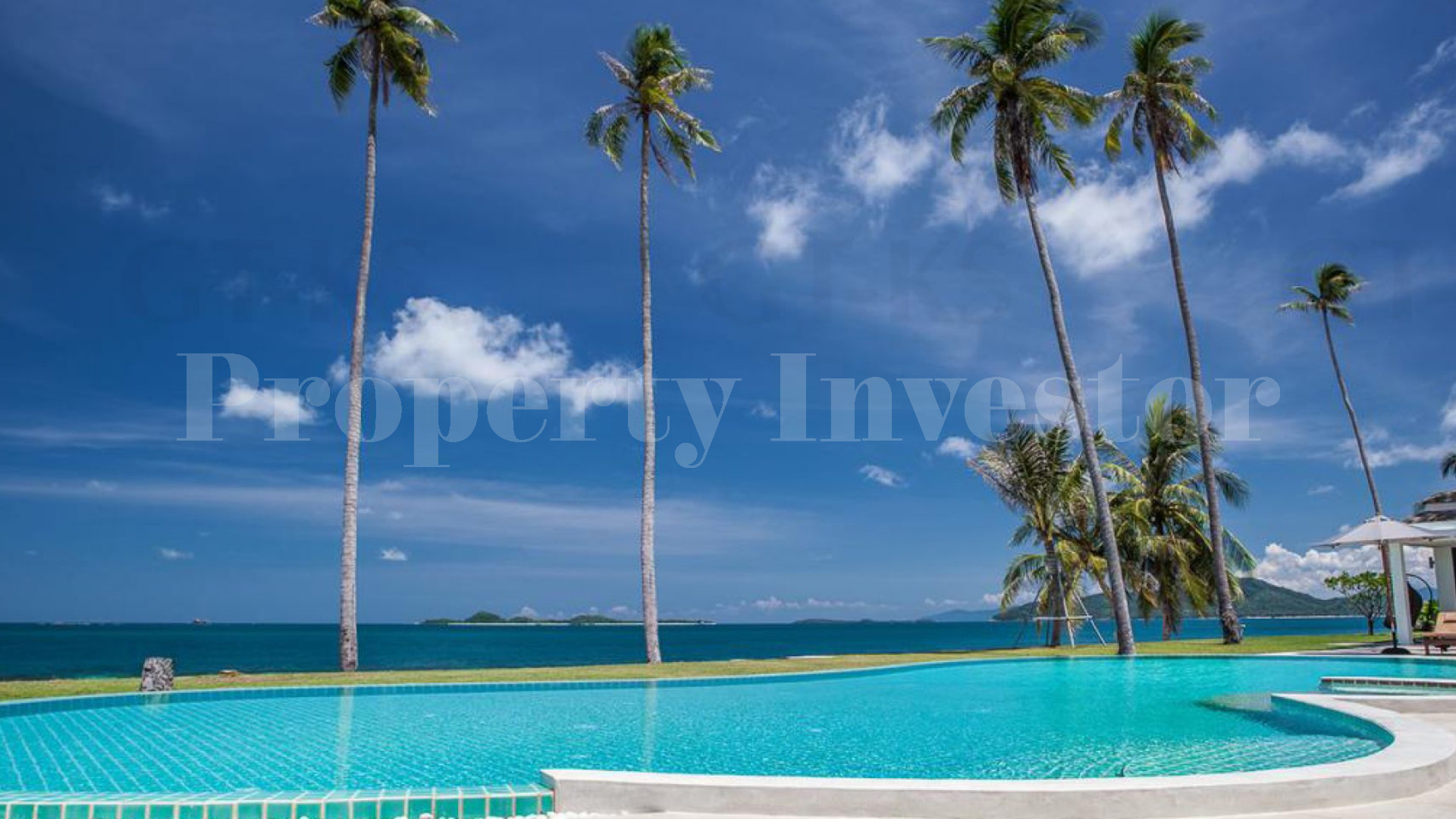 Stunning 4 Bedroom Modern Beachfront Villa with Private Beach Access for Sale in Koh Samui, Thailand