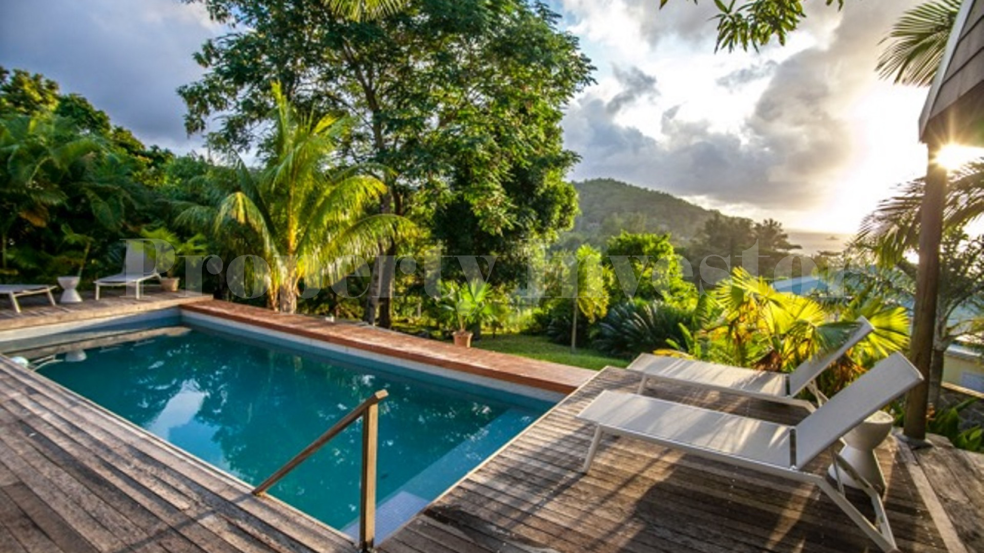 Lush 6 Bedroom Sea View Property Set on Landscaped Tropical Gardens in Mahé, Seychelles