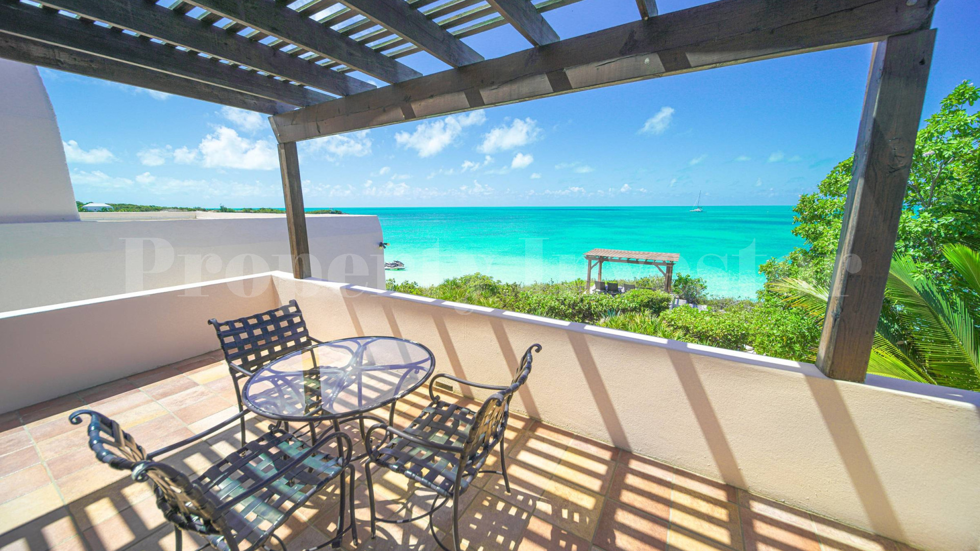 Exceptional 7 Bedroom Luxury Moroccan Style Beachfront Villa for Sale on Sapodilla Bay Beach, Turks & Caicos