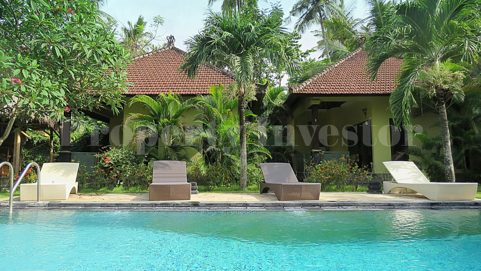 Fully Operational 9 Bungalow Beachfront Boutique Hotel for Sale in Candidasa, Bali