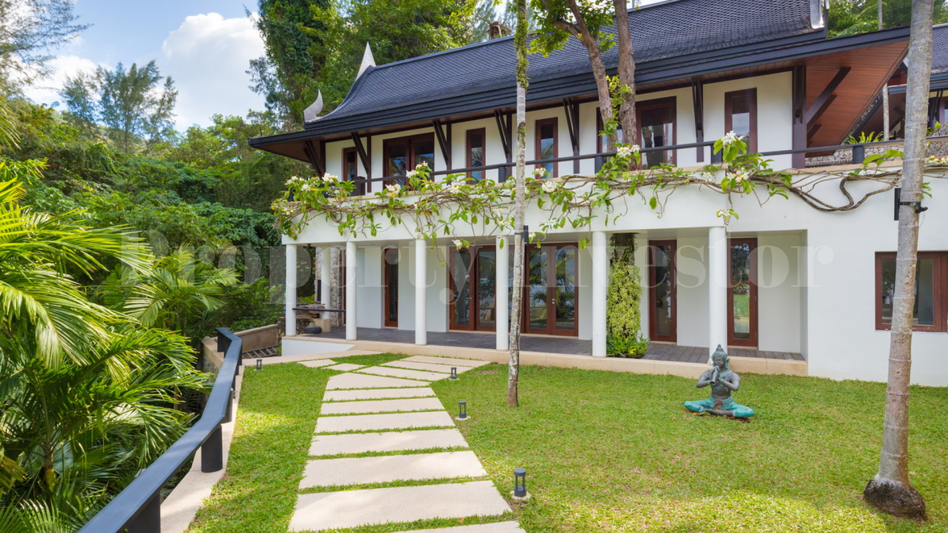 Stunning 6 Bedroom Modern Beachfront Thai Style Villa for Sale in Phuket