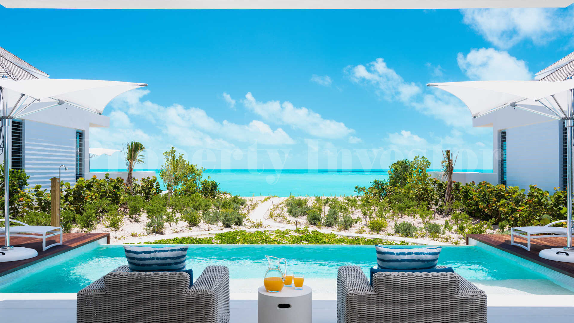 Gorgeous 15 Bedroom Private Beach Club Residence on Long Bay Beach, Turks & Caicos