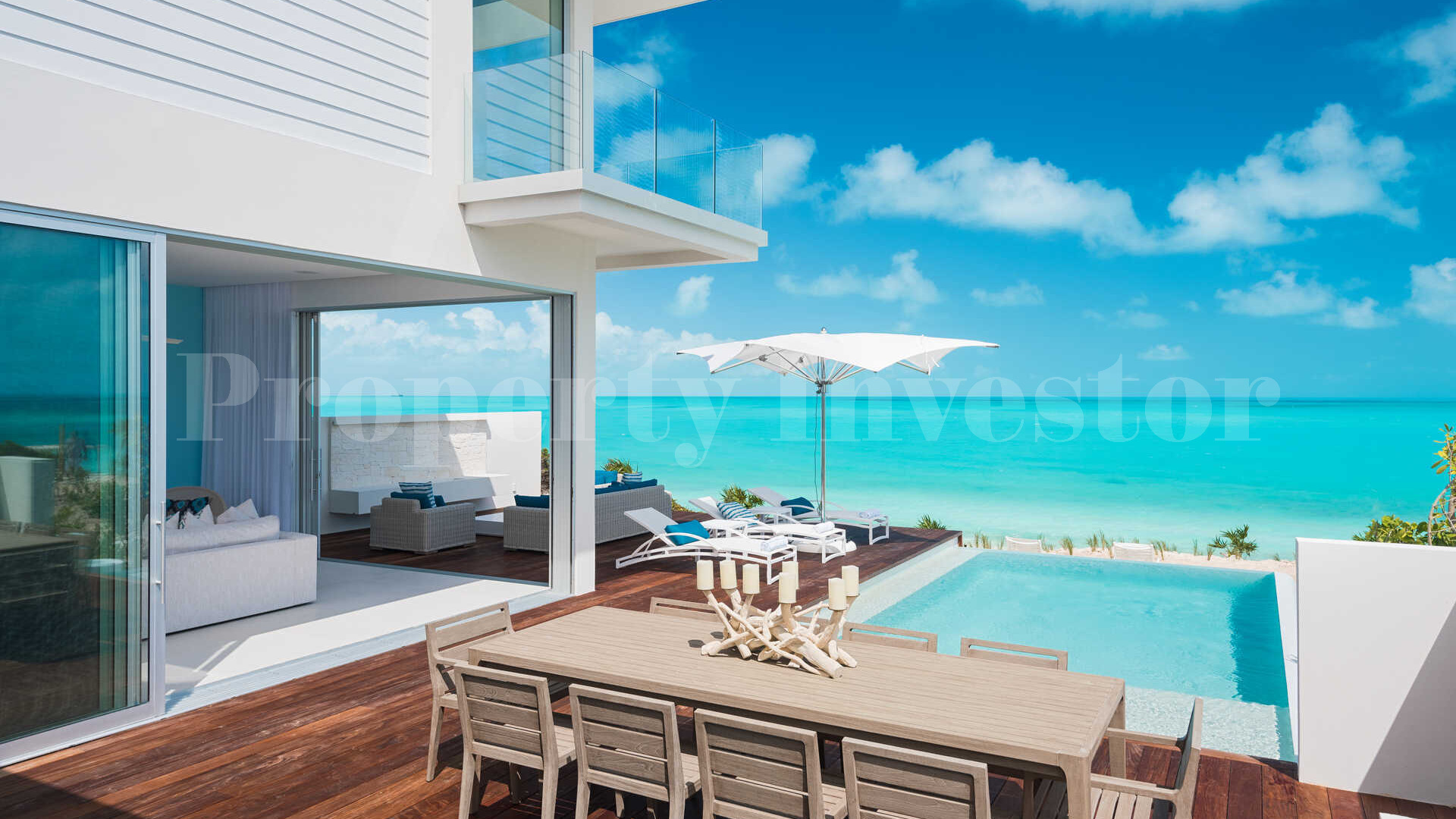 Gorgeous 15 Bedroom Private Beach Club Residence on Long Bay Beach, Turks & Caicos