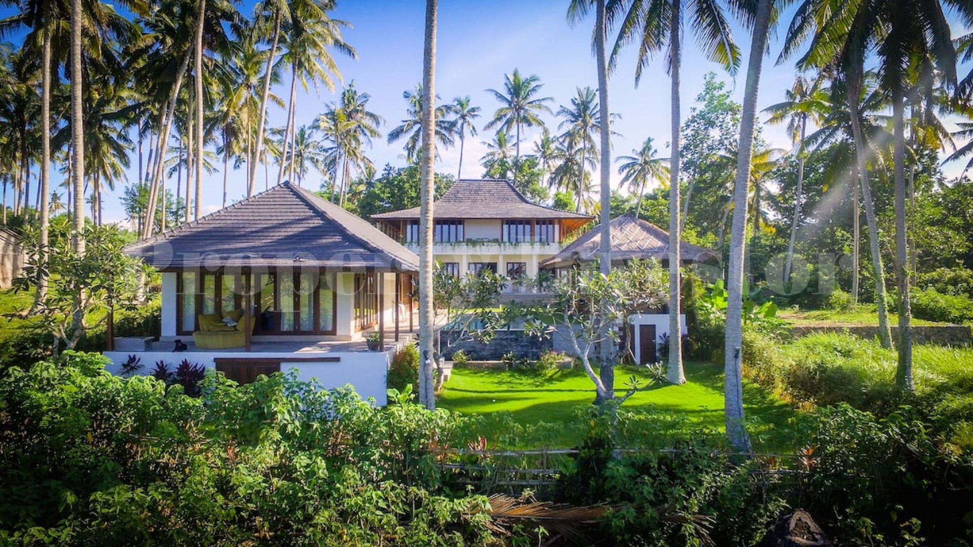 Stunning 4 Bedroom Modern Balinese Oceanfront Villa for Sale in Tabanan, Bali