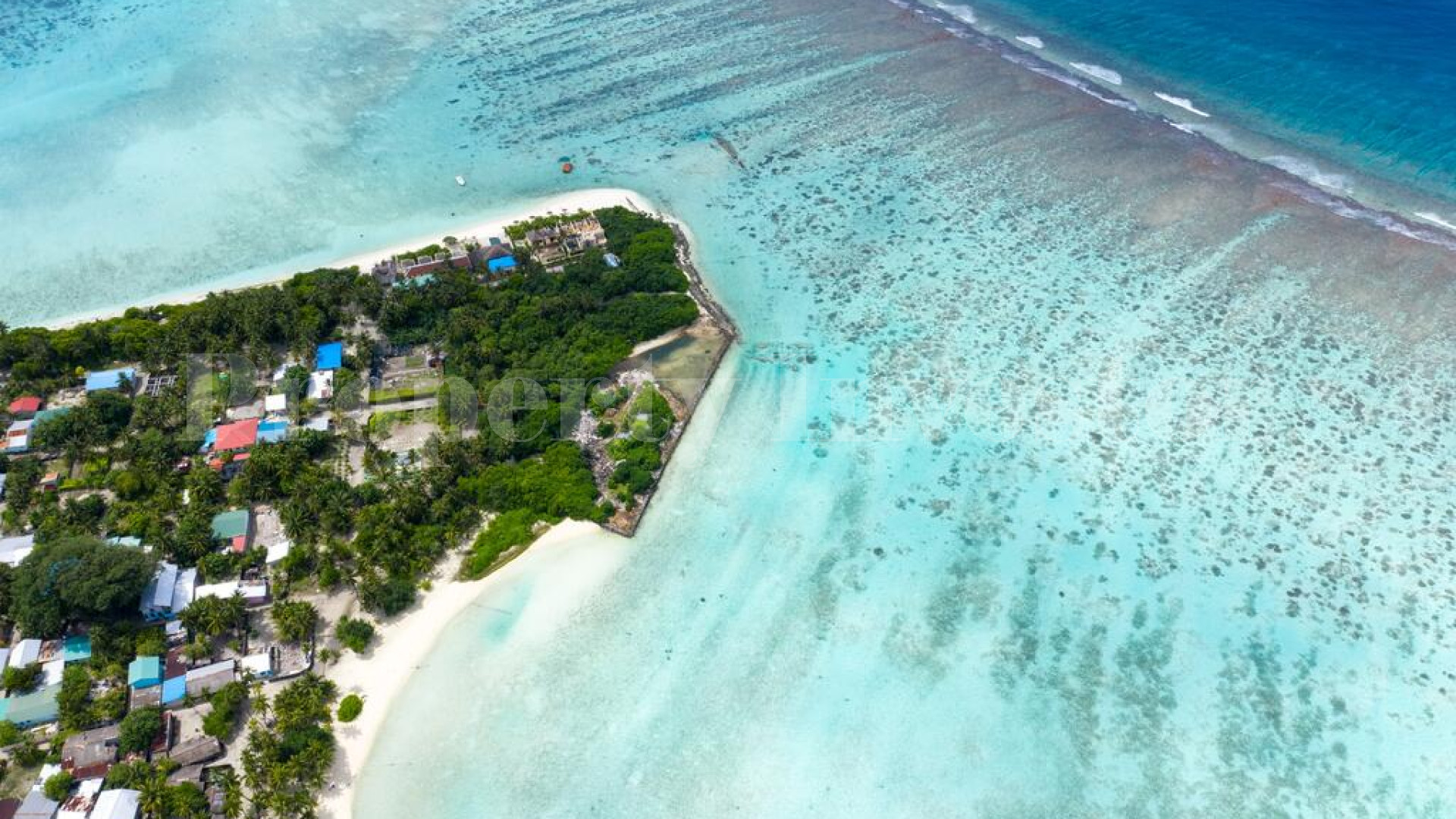 Functioning 42 Room Resort with 2 Hectare 50 Villa Development Expansion Plan for Sale in the Maldives