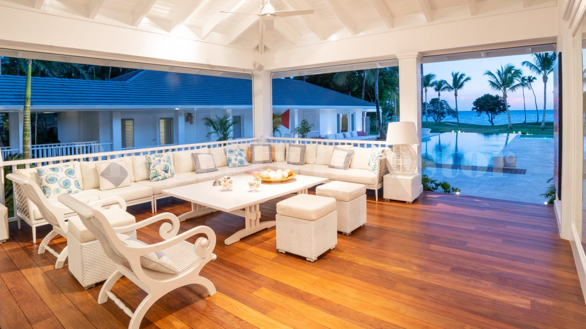 Modern Colonial 7 Bedroom Luxury Villa with Fabulous Golf & Ocean Views for Sale in La Romana, Dominican Republic