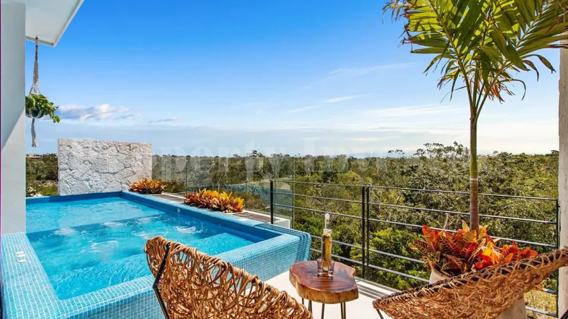 Fantastic 2 Bedroom Boutique Penthouse with Panoramic Jungle Views & Rooftop Pool for Sale in Tulum, Mexico