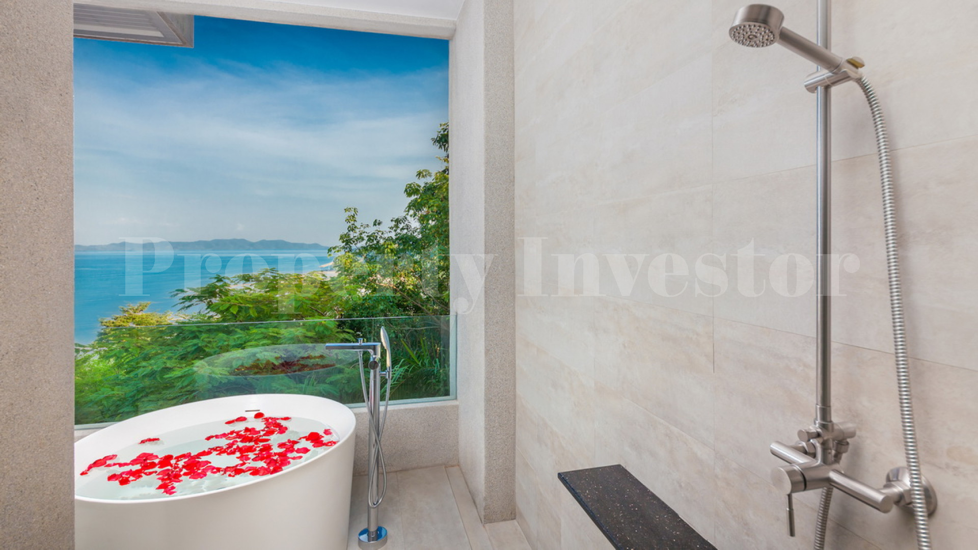 One-of-a-Kind 5 Bedroom Luxury Modern Minimalist Designer Villa with Amazing Extended Infinity Pool for Sale in Phuket