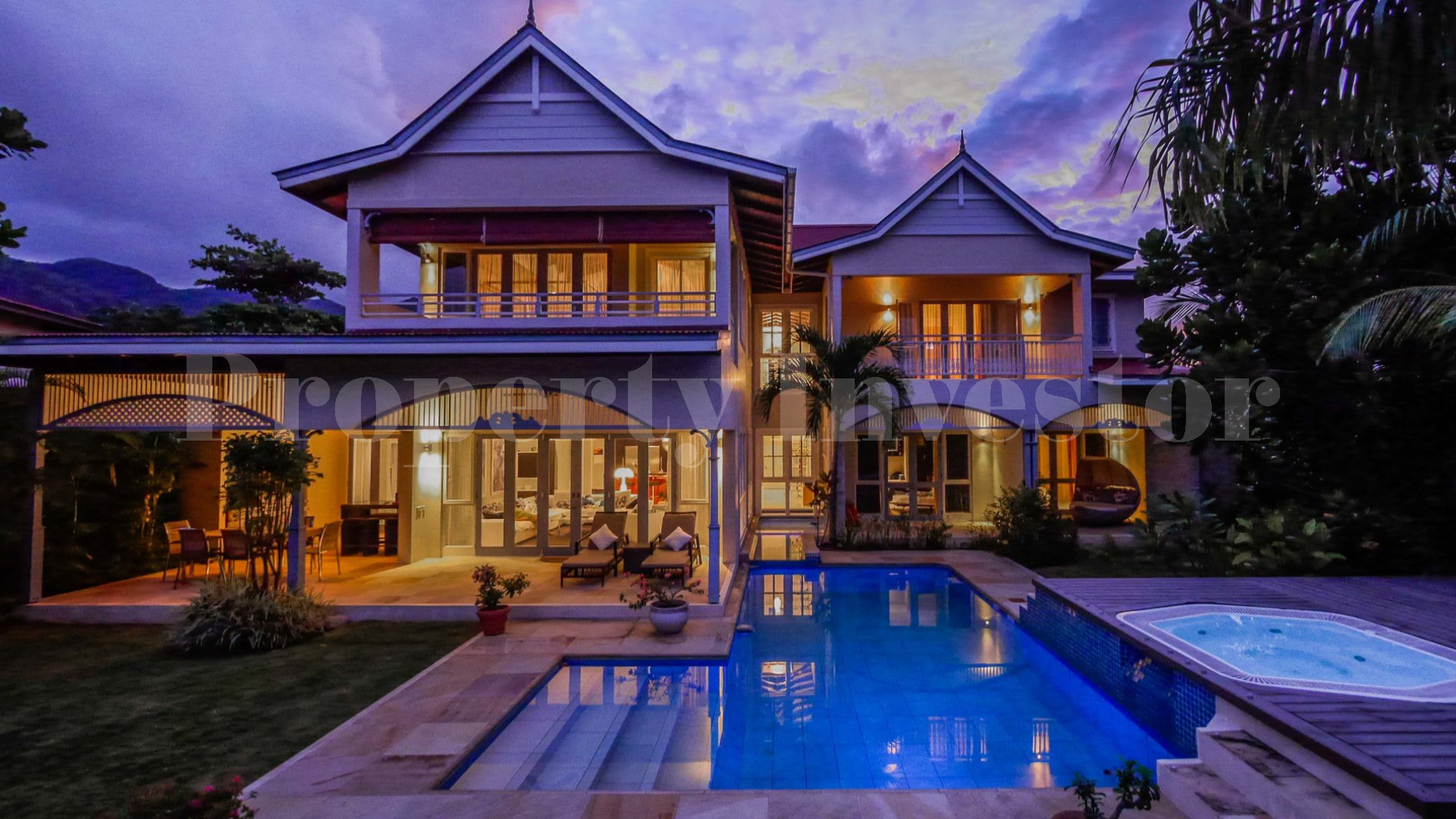 Modern 5 Bedroom Luxury Private Oceanfront Designer Villa for Sale on Eden Island, Seychelles