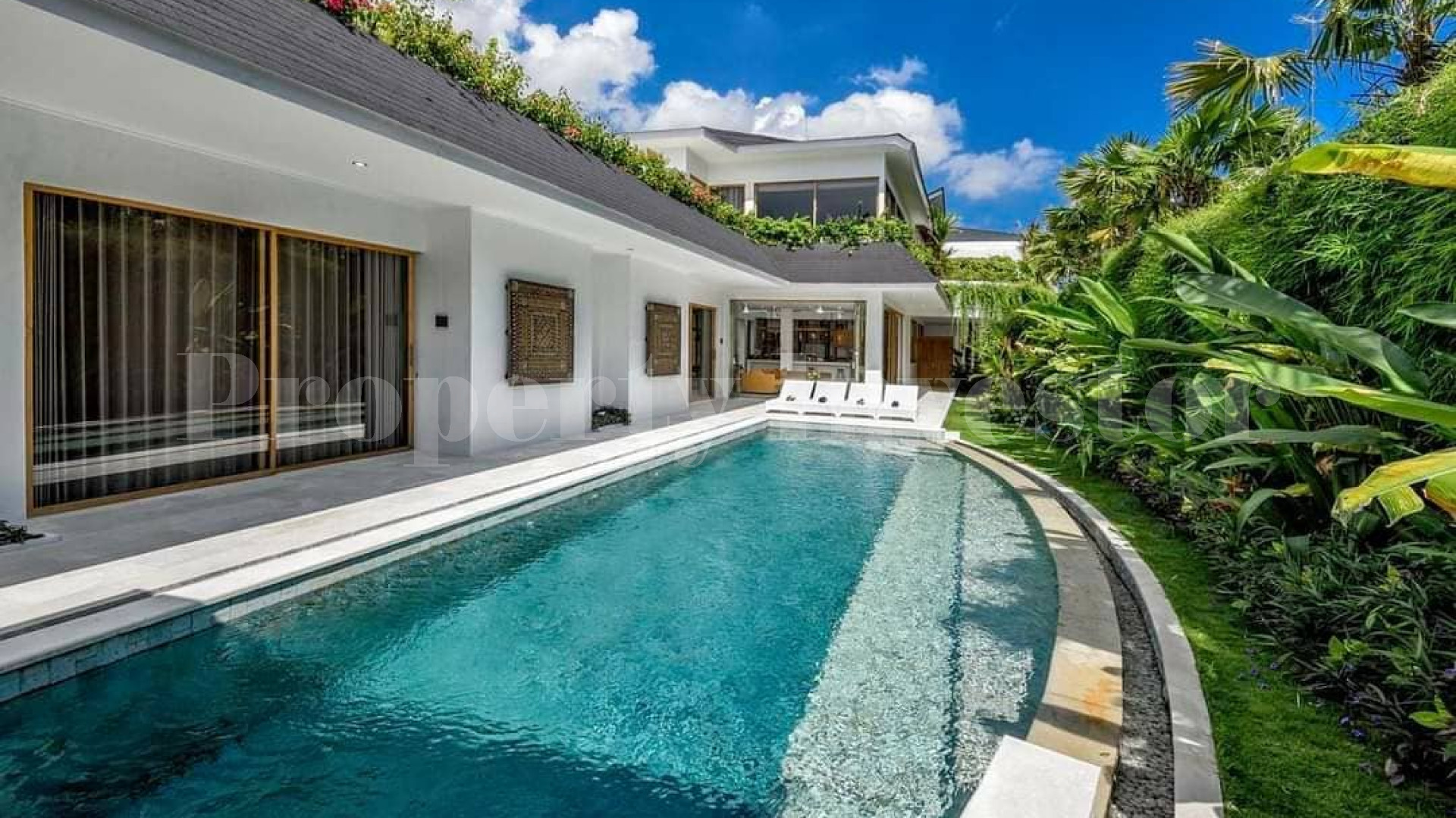 Elegant 5 Bedroom Contemporary Gated Community Villa for Sale in Canggu, Bali