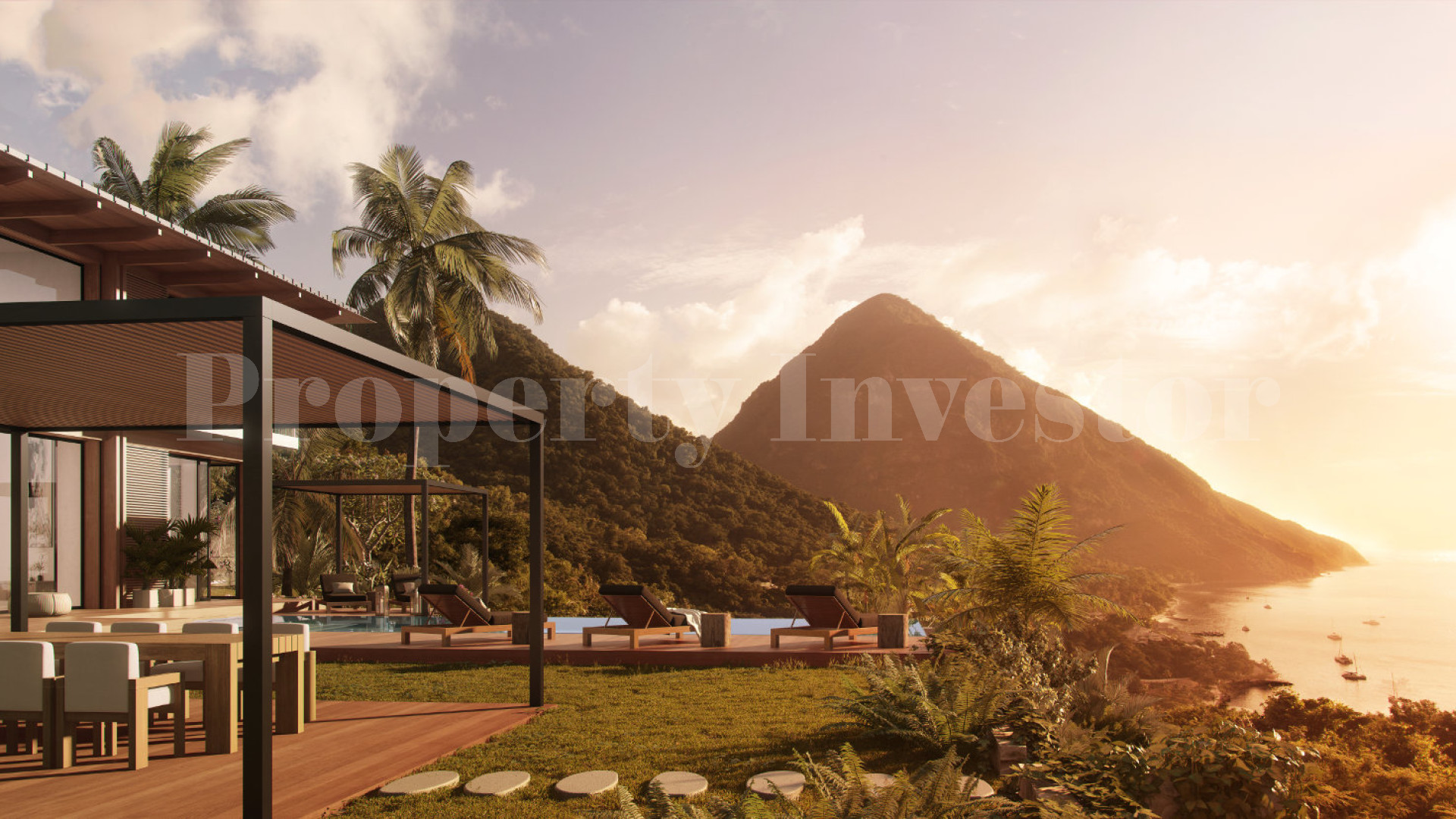 4 Bedroom Ultra-Luxury Hillside Homes in Saint Lucia