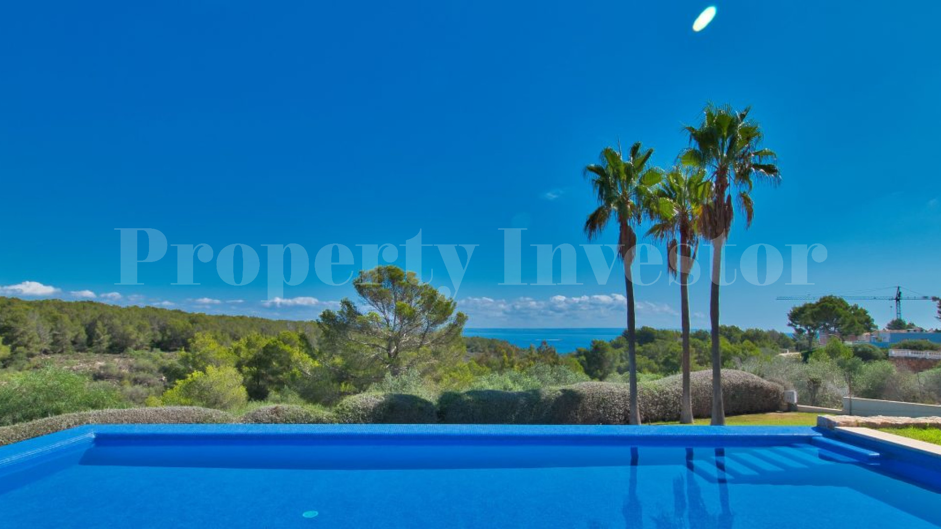 Minimalist 6 Bedroom Villa with Sea Views in Sol de Mallorca