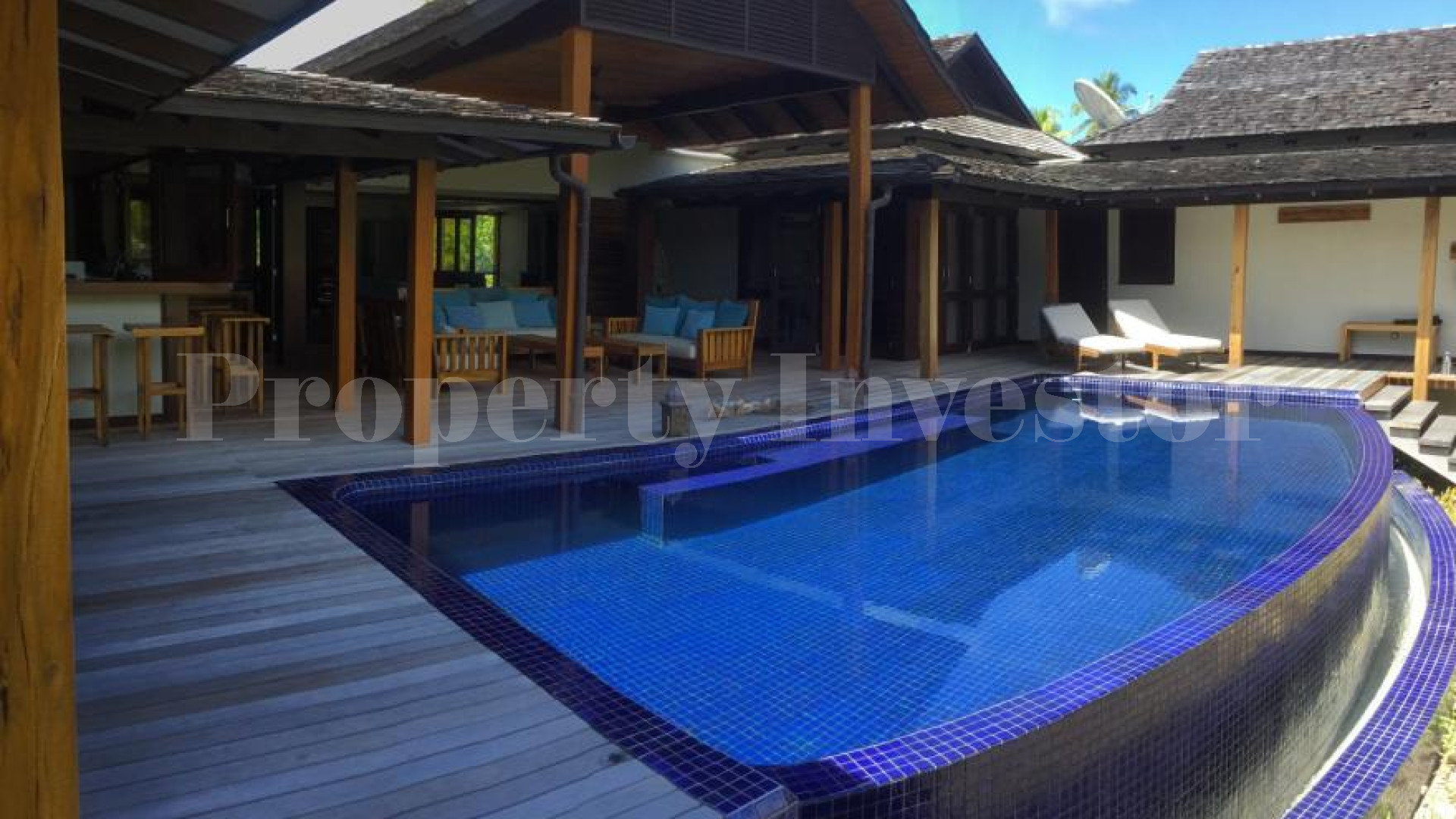 Private 4 Bedroom Luxury Beachfront Villa for Sale on Desroches Island, Seychelles