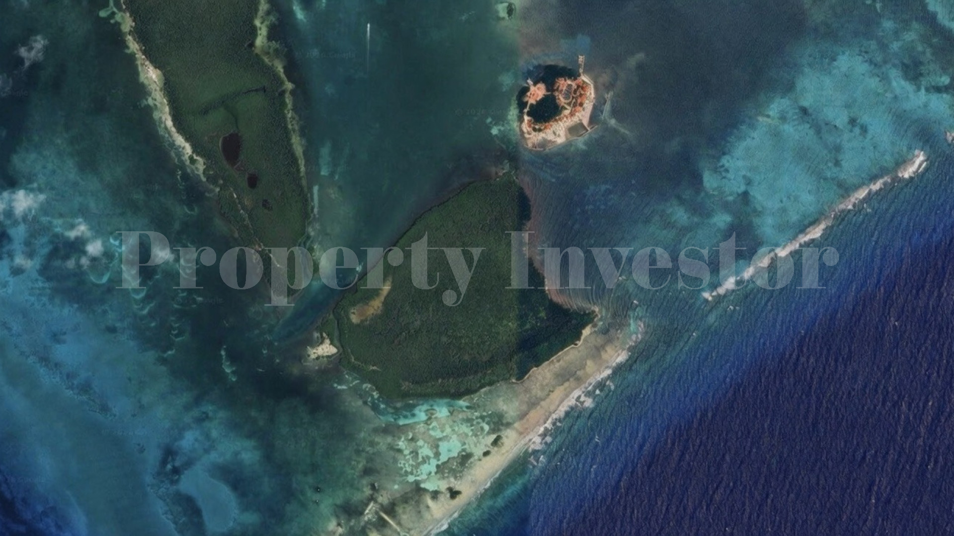 Caye Bokel — 33 Acre Private Virgin Island Parcel for Sale in Belize