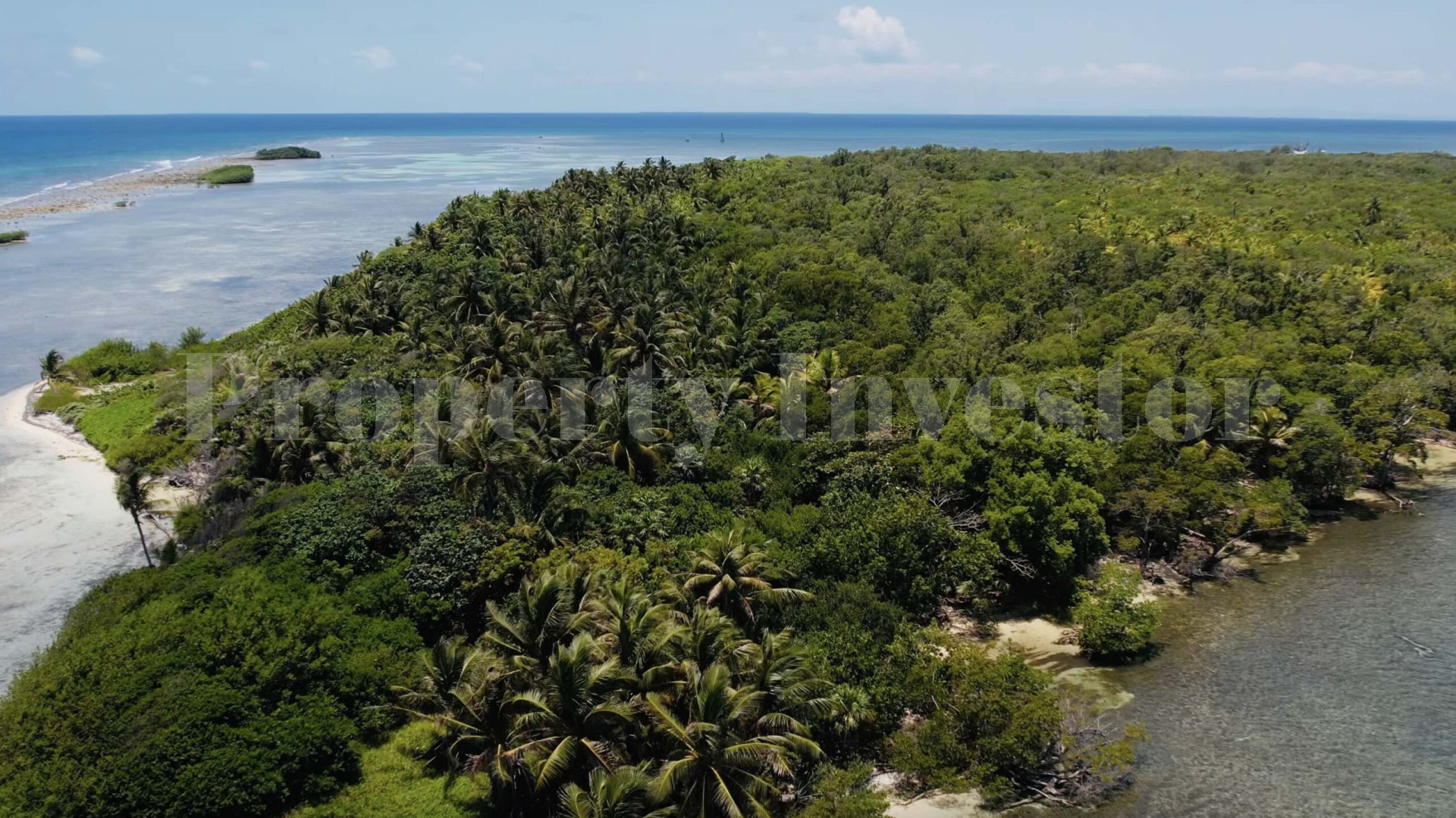 Caye Bokel — 33 Acre Private Virgin Island Parcel for Sale in Belize