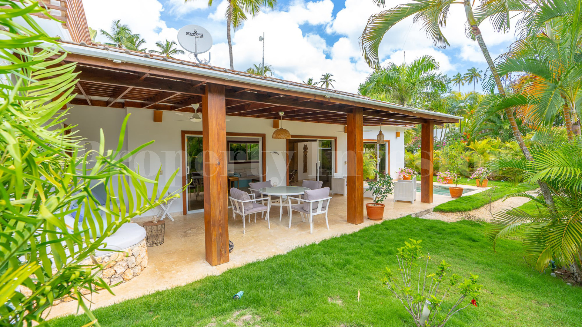 Magnificent 5 Bedroom Private Colonial Style Beachfront Villa for Sale in La Esperanza, Las Terrenas