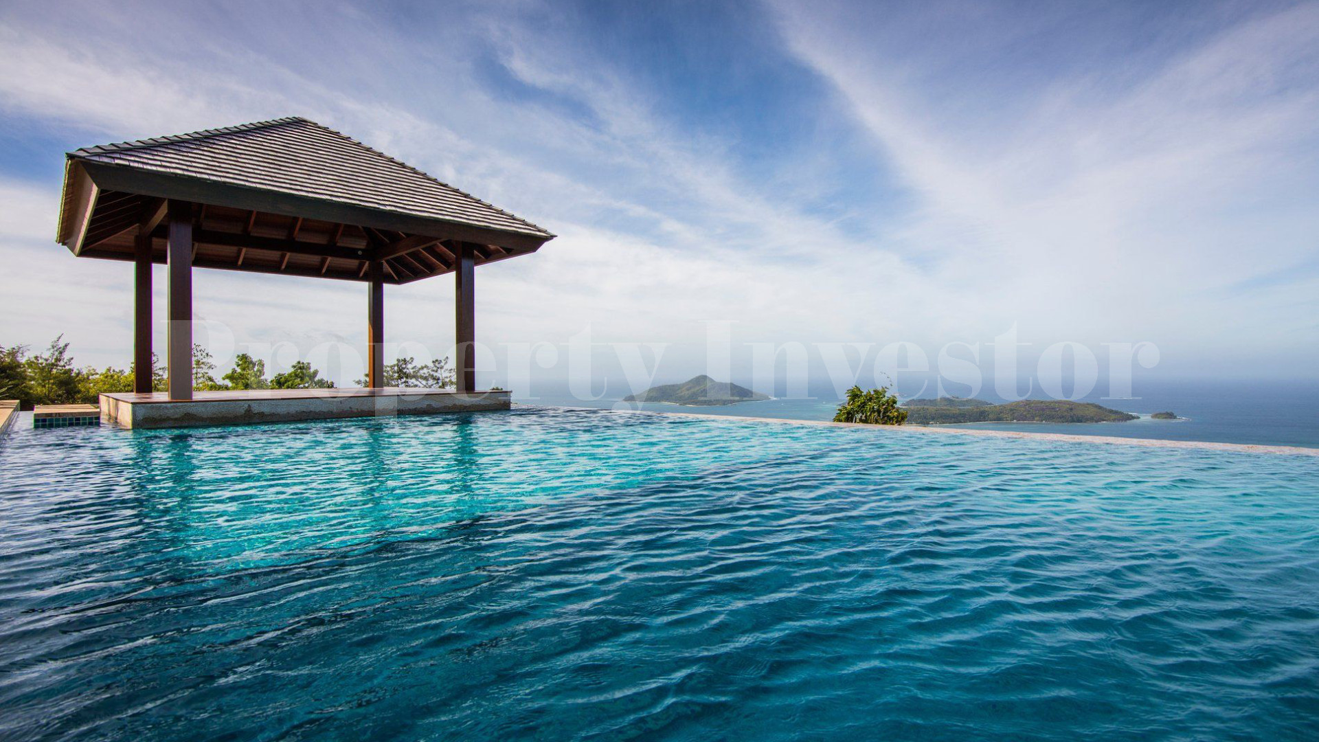 Stunning 6 Bedroom Contemporary Luxury Tropical Hilltop Villa with Breathtaking Ocean Views for Sale in Mahé, Seychelles