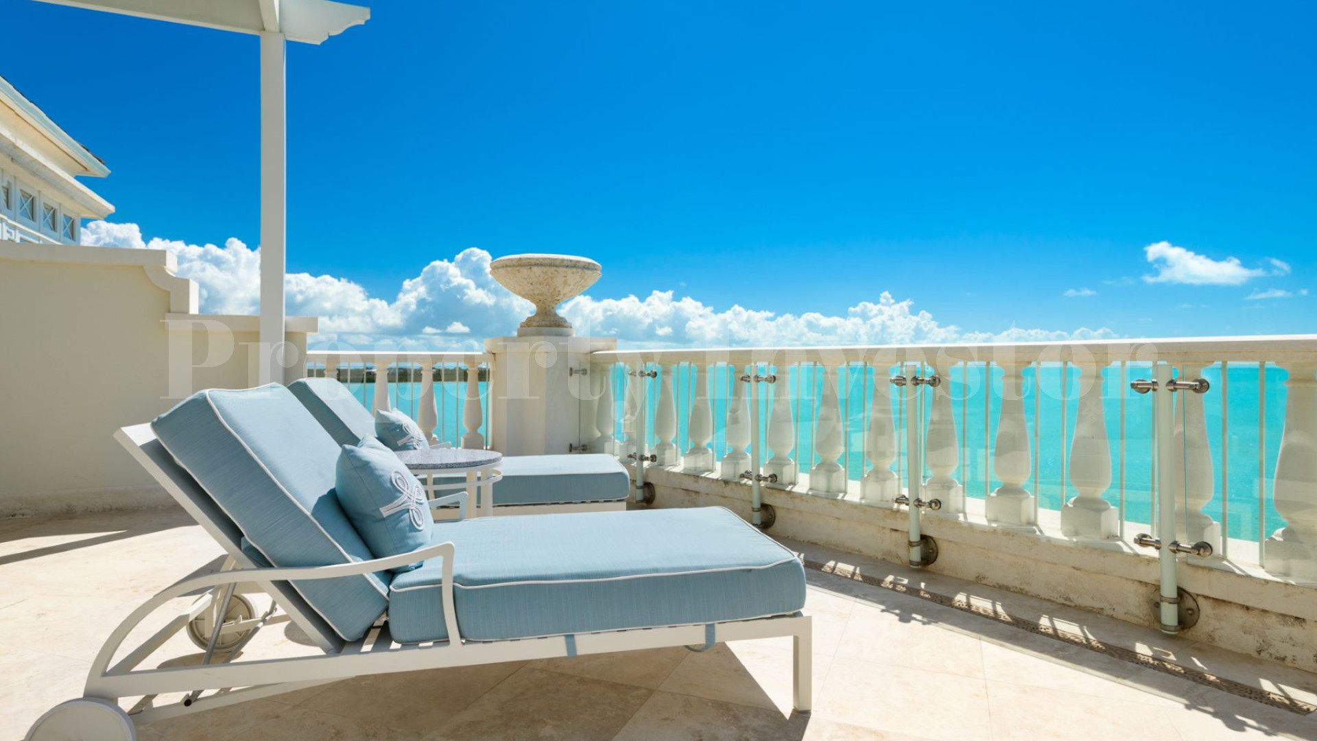 Exclusive 3 Bedroom Luxury Penthouse with Incredible Terrace & Panoramic Views for Sale on Long Bay Beach, Turks & Caicos